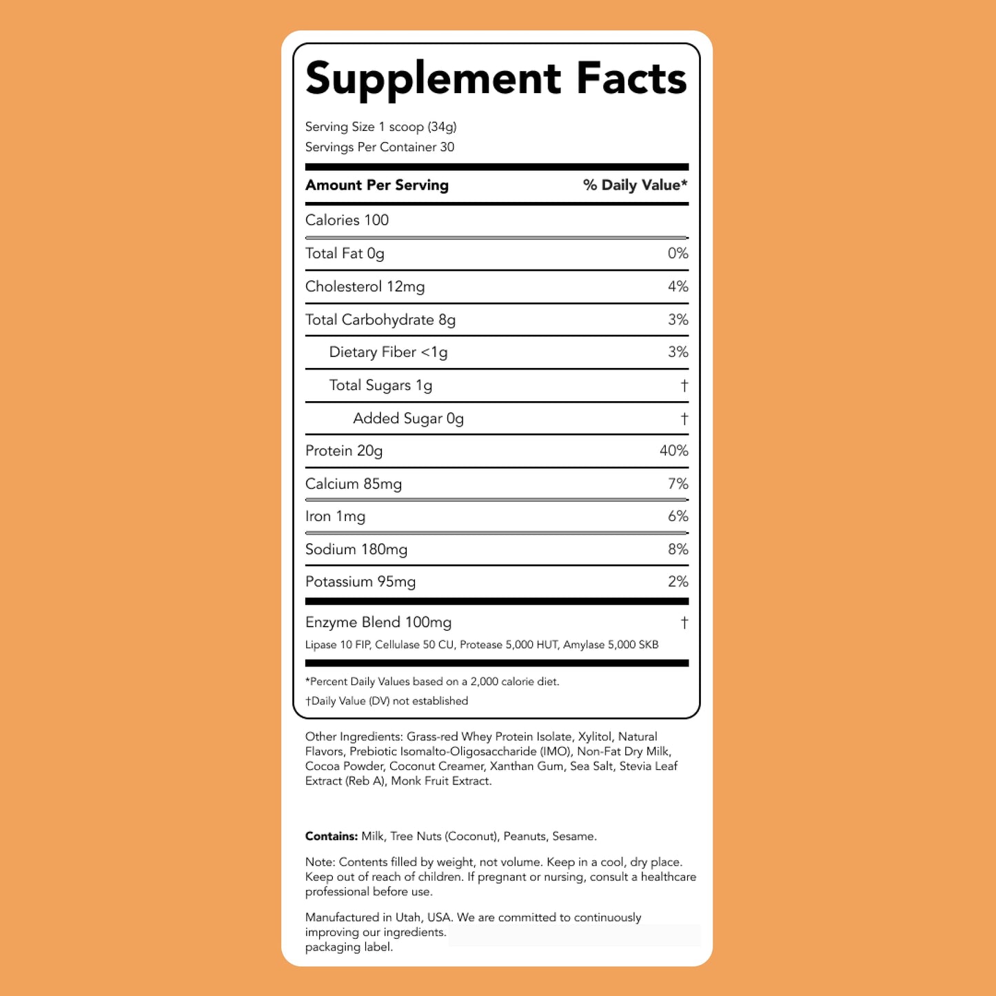 Clean Simple Eats Whey Protein Powder, Simply Vanilla Flavor Naturally Sweetened, 100% Grass Fed Protein Powder with Digestive Enzymes & No Artificial Ingredients, Gluten Free, 30 Servings