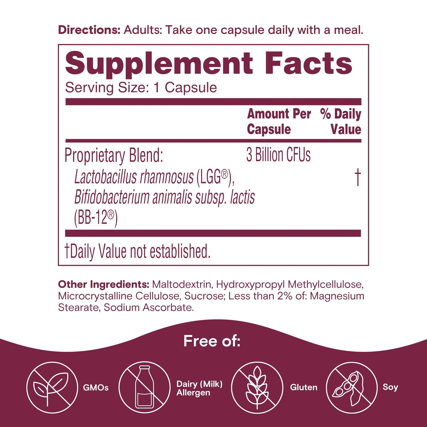 Phillips' Colon Health Daily Probiotic Capsules, 4-in-1 Symptom Defense to help defend against Occasional Gas, Bloating, Constipation, and Diarrhea, Daily Supplement, 60 Count - Nirvana Guru