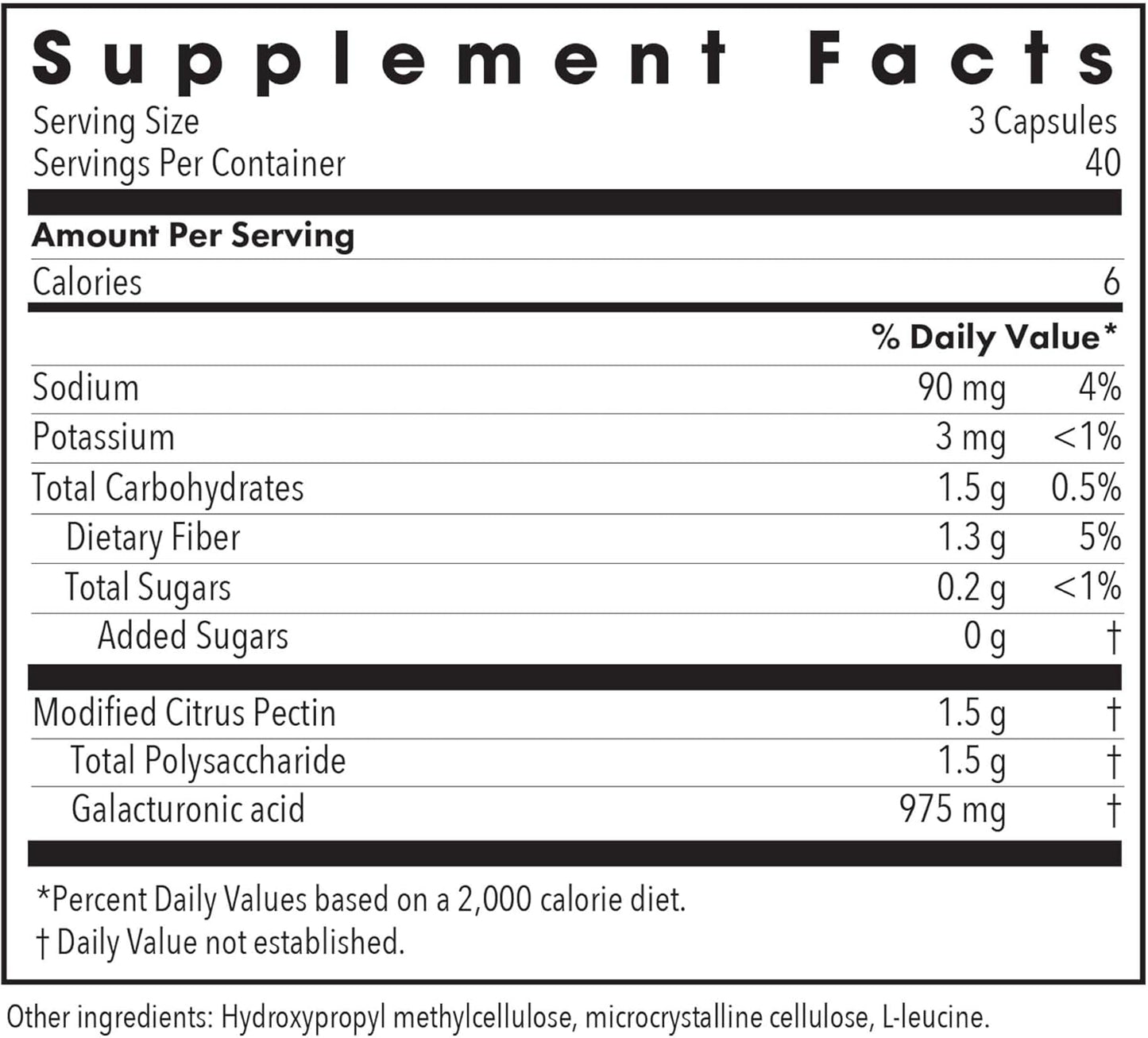 Allergy Research Group Modified Citrus Pectin - Dietary Supplement for Natural Detox and Cleanse, Citrus Pectin Powder Capsules with Reduced Molecular Weight - 120 Vegetarian Capsules Nirvana Guru