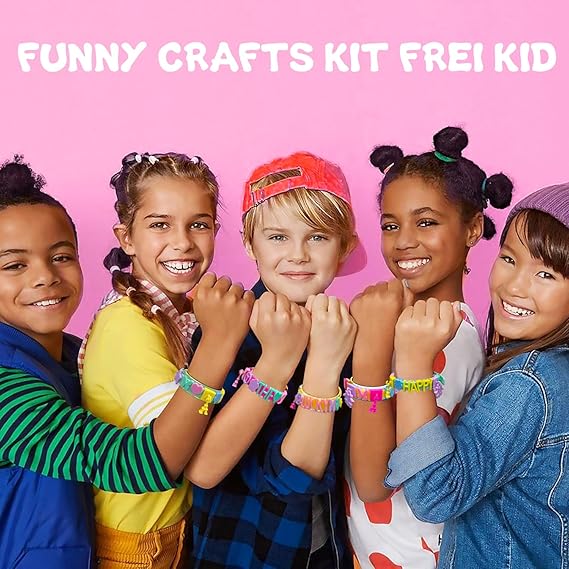 Art & Craft Kits for Kids, DIY Friendship Bracelet Making Kit for Girls, Jewelry Making with Charm & Stickers, Birthday Gifts for Ages 5-12, Toys for Ages 5, 6, 7, 8, 9, 10, 11, 12 Years Old nirvanaguru