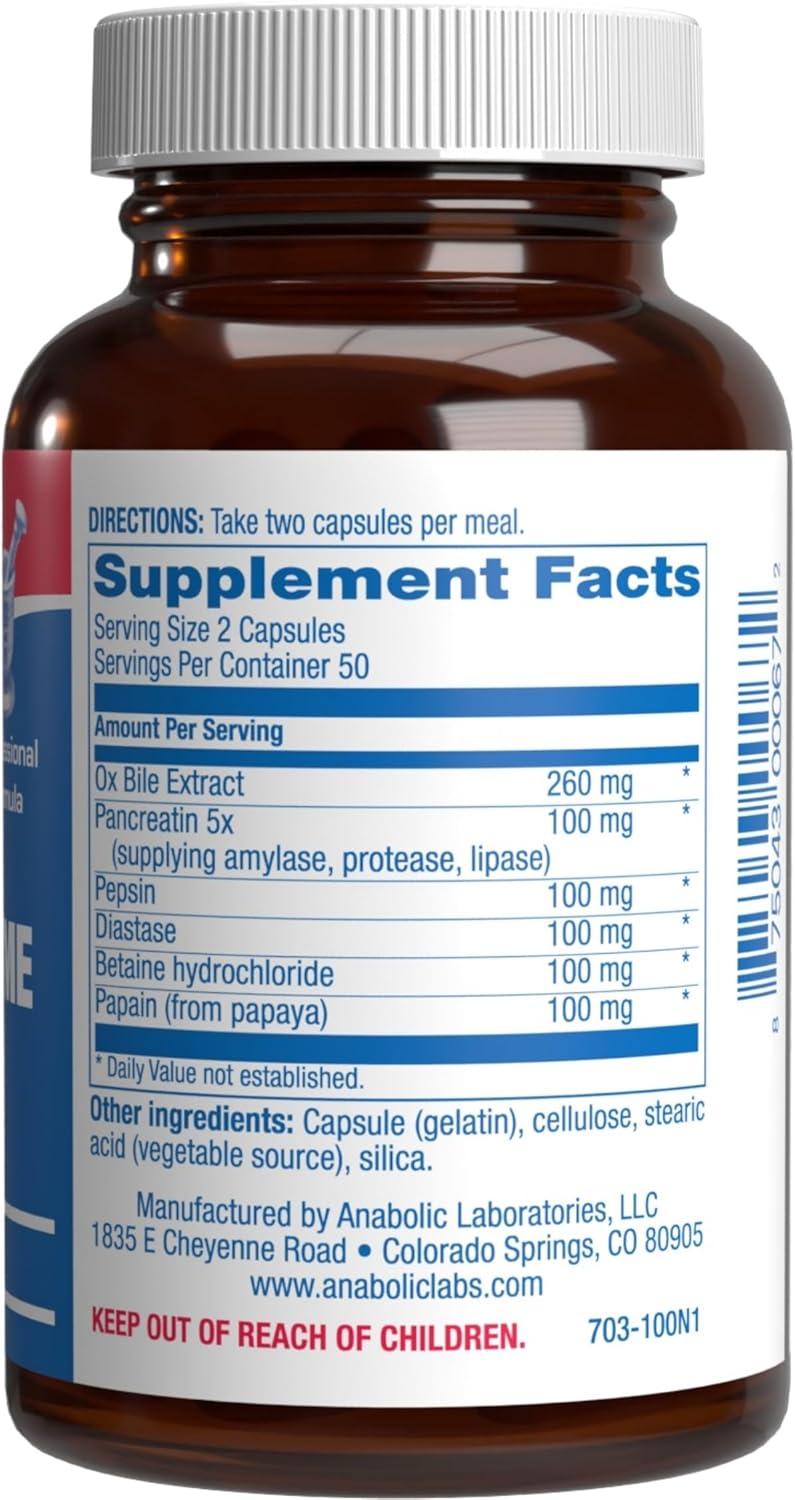 Multi Digestive Enzymes with Ox Bile Supplement - Clinical Strength Digestion Supplement with Pancreatin Pancreatic Enzymes for Protein Carb & Fat Digestive Support & Reduced Stomach Discomfort Nirvana Guru