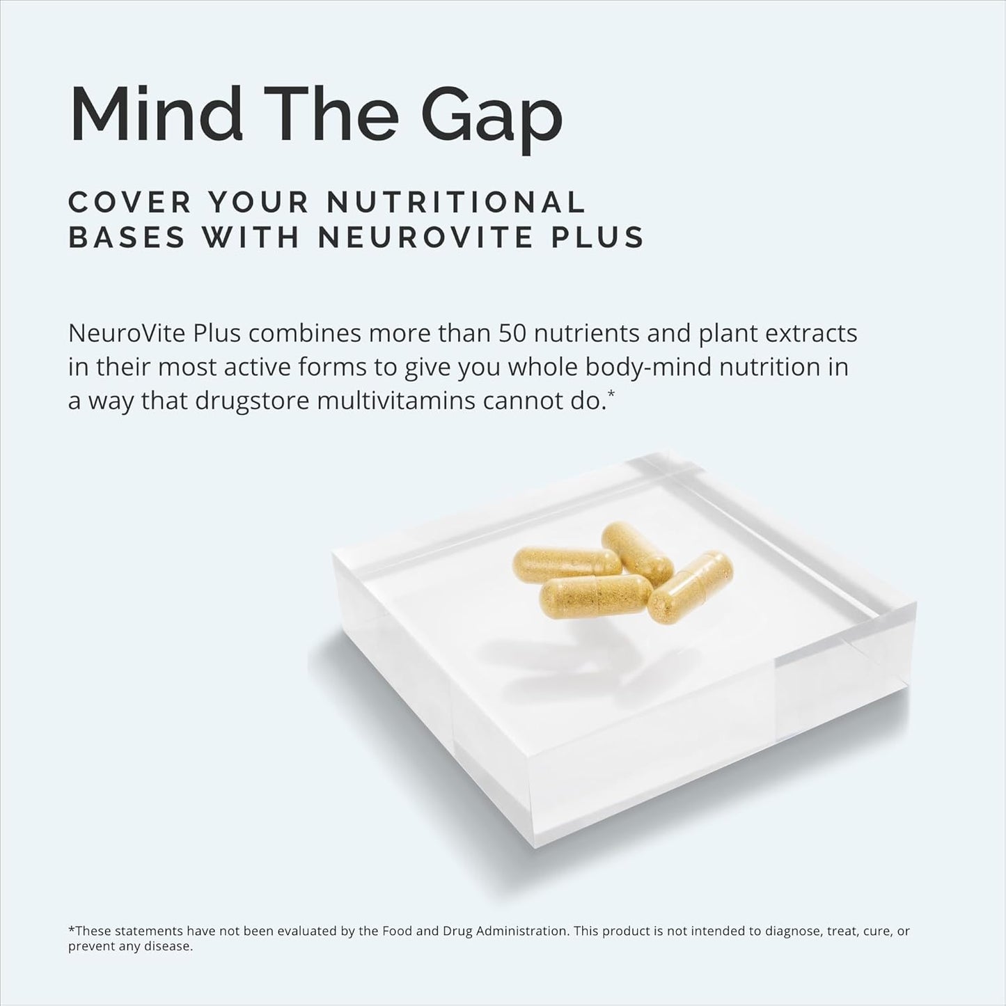 BRAINMD Dr Amen NeuroVite Plus - 120 Capsules, Pack of 2 - Multivitamin & Mineral Supplement - Enhanced with Phytonutrients, Enzymes & Whole Foods - Gluten Free - 60 Total Servings Nirvana Guru