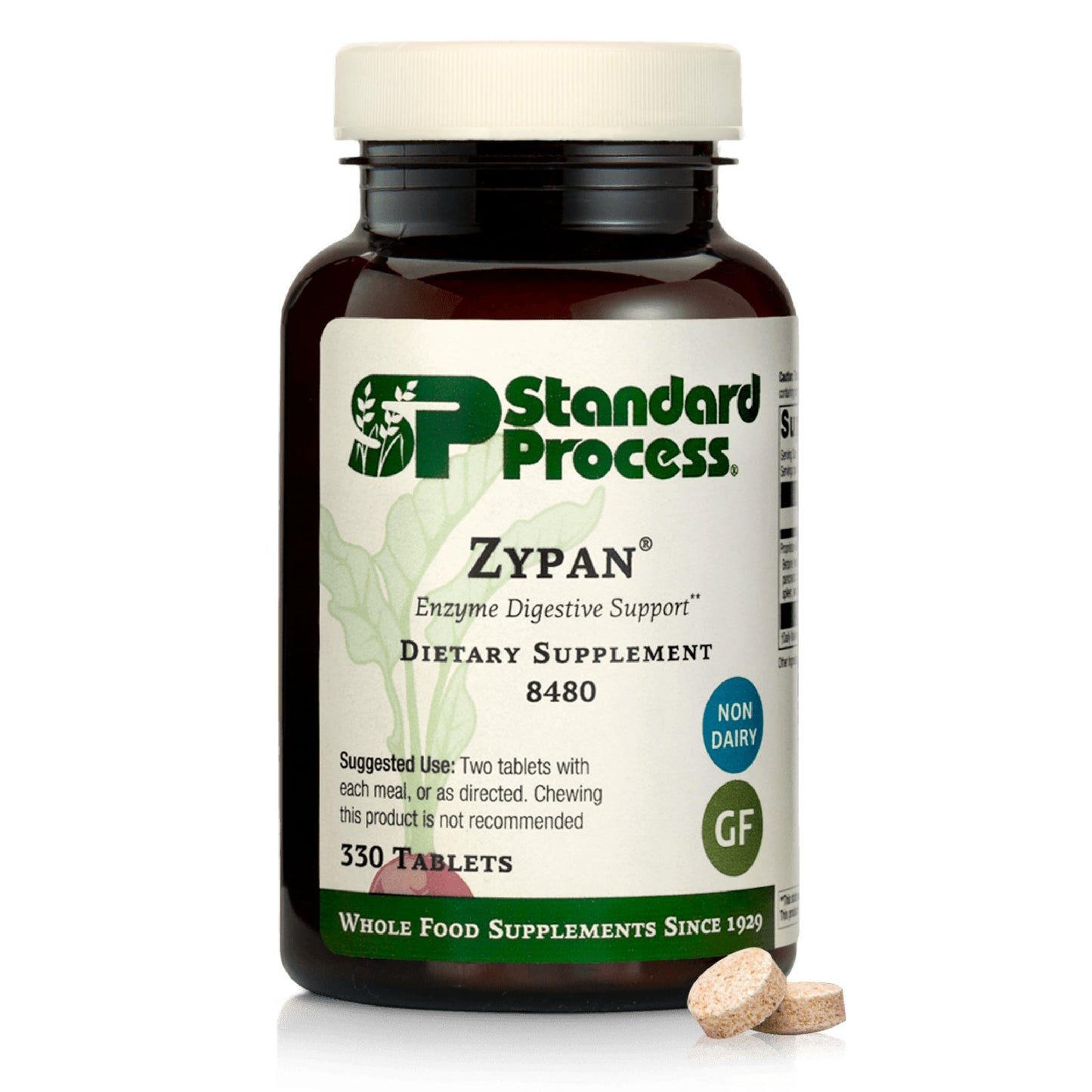Standard Process Inc. Zypan - Digestive Health Support Supplement - HCI Supplement with Pancreatin, Betaine Hydrochloride & Pepsin - Support Macronutrient Digestion - 330 Tablets Nirvana Guru
