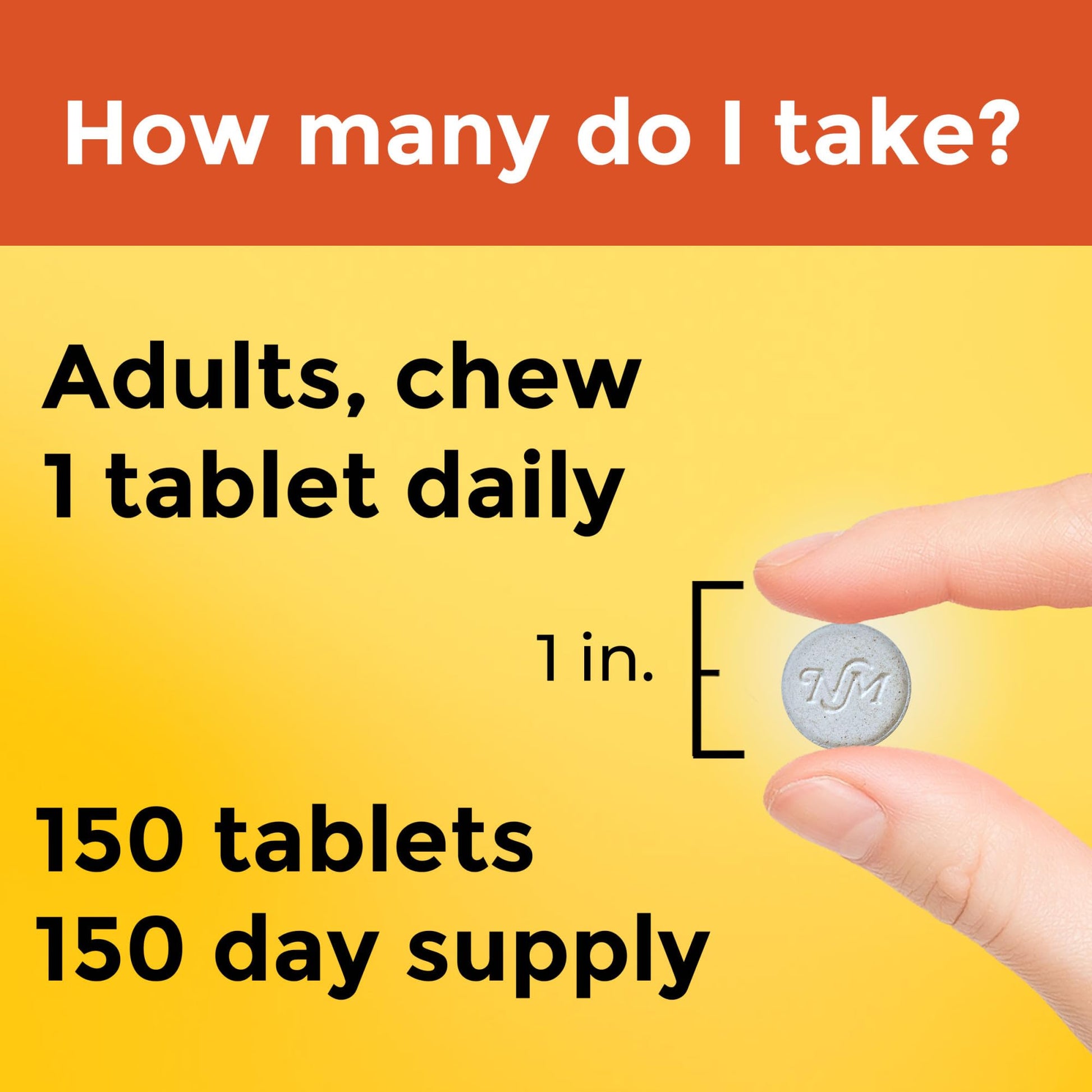 Nature Made Chewable Vitamin C 500 mg, Dietary Supplement for Immune Support, 150 Tablets, 150 Day Supply - Nirvana Guru