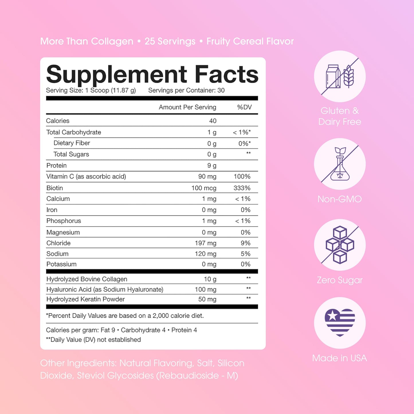 Obvi More Than Collagen Powder | Supports Healthy Hair, Skin, Nails, Joints, Gut | Grass-Fed Multi Collagen Supplement with Hyaluronic Acid, Biotin, Keratin | Cocoa Cereal, 30 Servings - Nirvana Guru