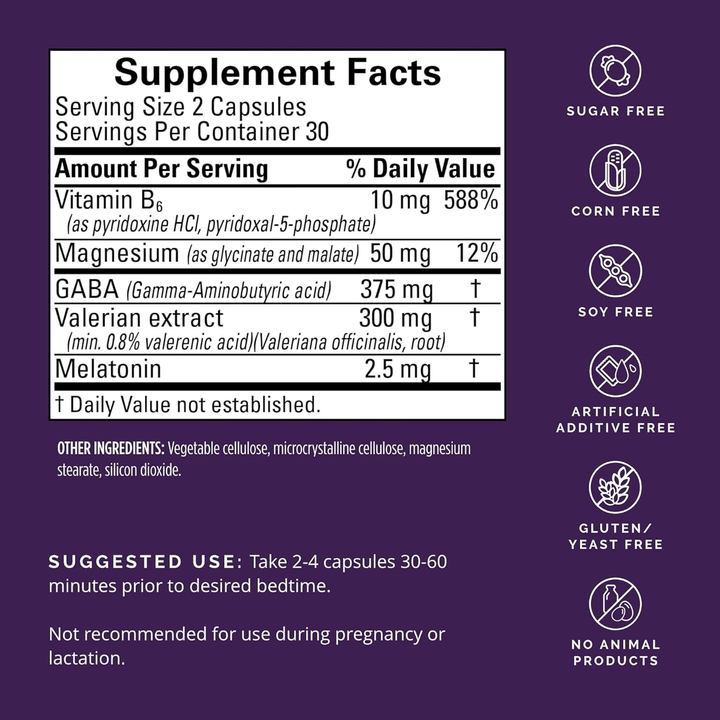 Dr. Amen brainMD Restful Sleep - 60 Capsules - Promotes Relaxation & Calm, Contains Melatonin, Valerian, GABA & Magnesium, Non-Habit Forming - Gluten-Free - 15 Servings Nirvana Guru