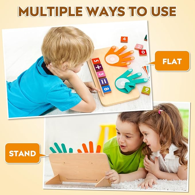 Preschool Learning Toys for Toddlers 2-4, Educational Math manipulatives Number Counting Blocks for Kids, Montessori Toys for 3-5 Year Old Boys Girls Birthday Gifts nirvanaguru