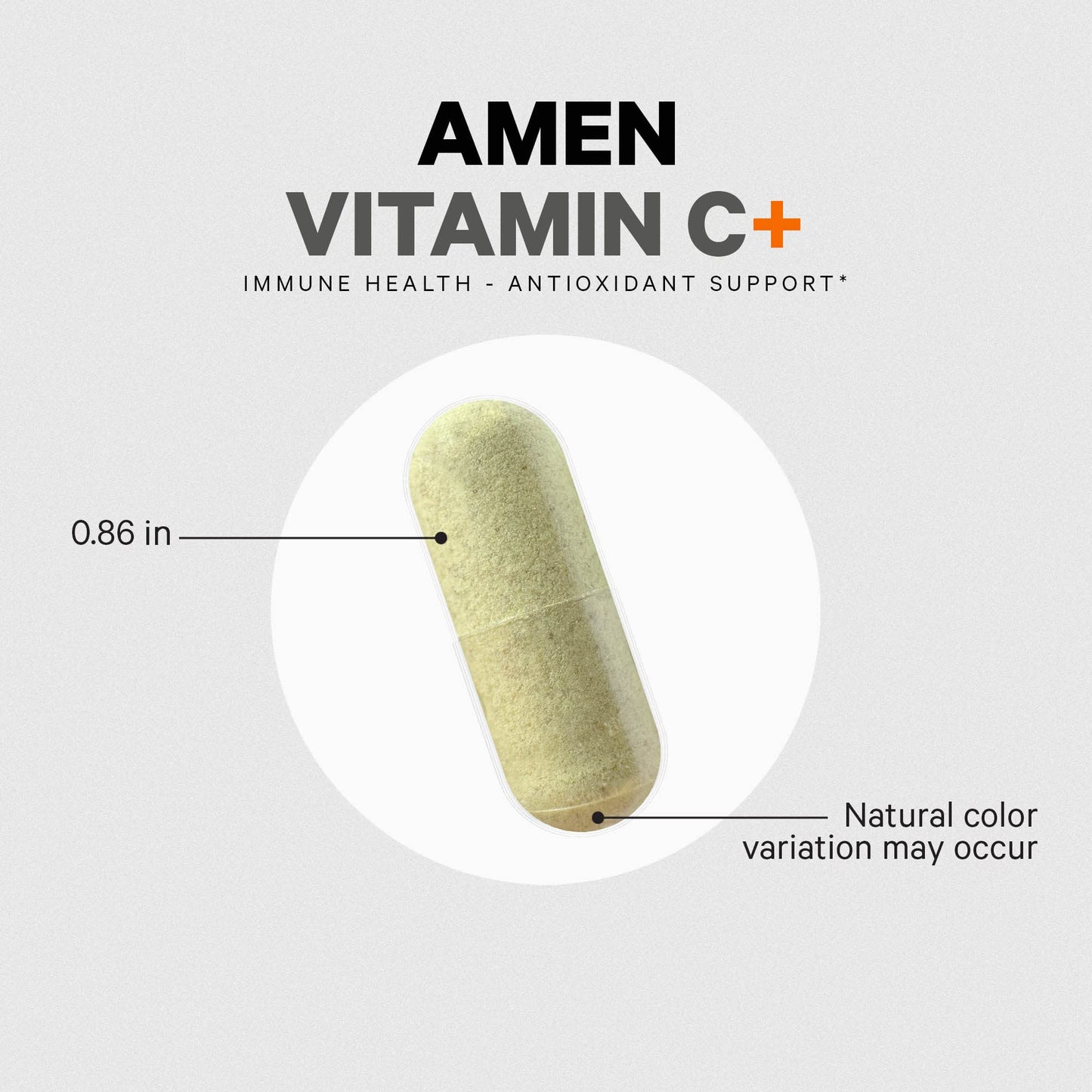 Amen Vitamin C+ Supplement with Zinc, Bioflavonoids, Quercetin, Rose HIPS, Elderberry – Vegan, Non-GMO – 2 Months Supply - 120 Capsules Nirvana Guru