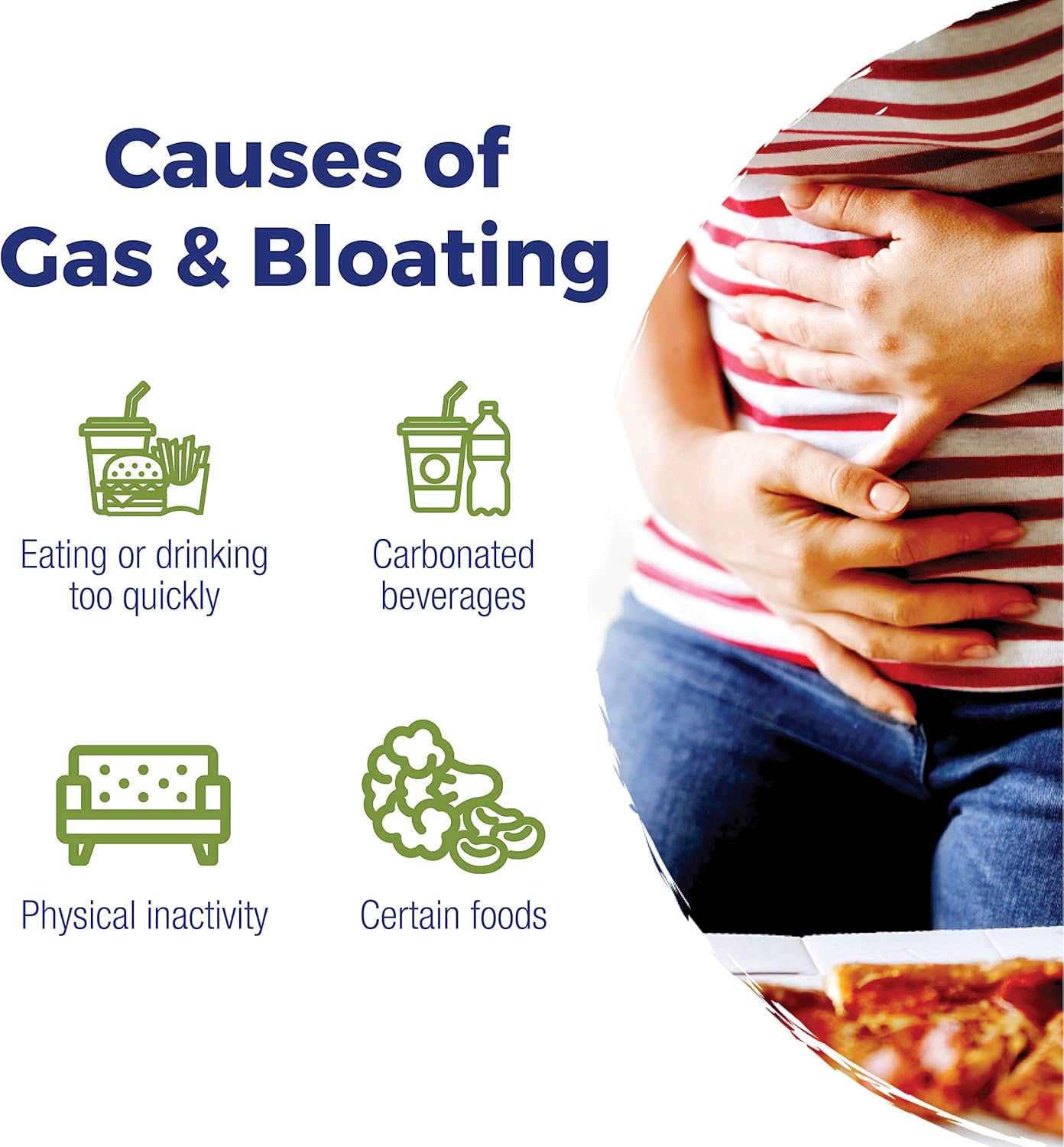 Boiron Gasalia Tablets for Relief from Gas Pressure, Abdominal Pain, Bloating, and Discomfort - 60 Count - Nirvana Guru
