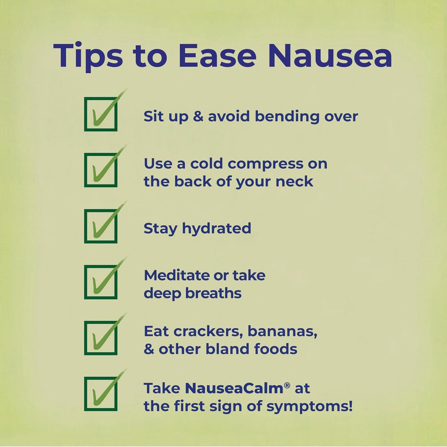 Boiron NauseaCalm Relief for Upset Stomach, Nausea, and Vomiting Due to Stomach Flu, Overindulgence, or Motion Sickness - Non-Drowsy - 60 Count - Nirvana Guru