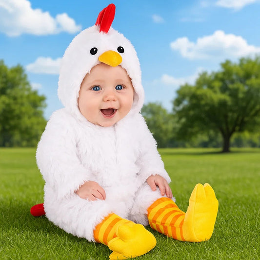 Fluffy Chicken Baby Costume nirvanaguru
