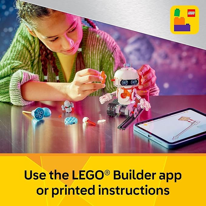LEGO Creator 3 in 1 Space Robot Toy - Building Toy Kit for Kids with 3 Options, Robot, Spaceship, or Dog - 8 Year Old Boy & Girl Birthday Gifts - 31164 nirvanaguru
