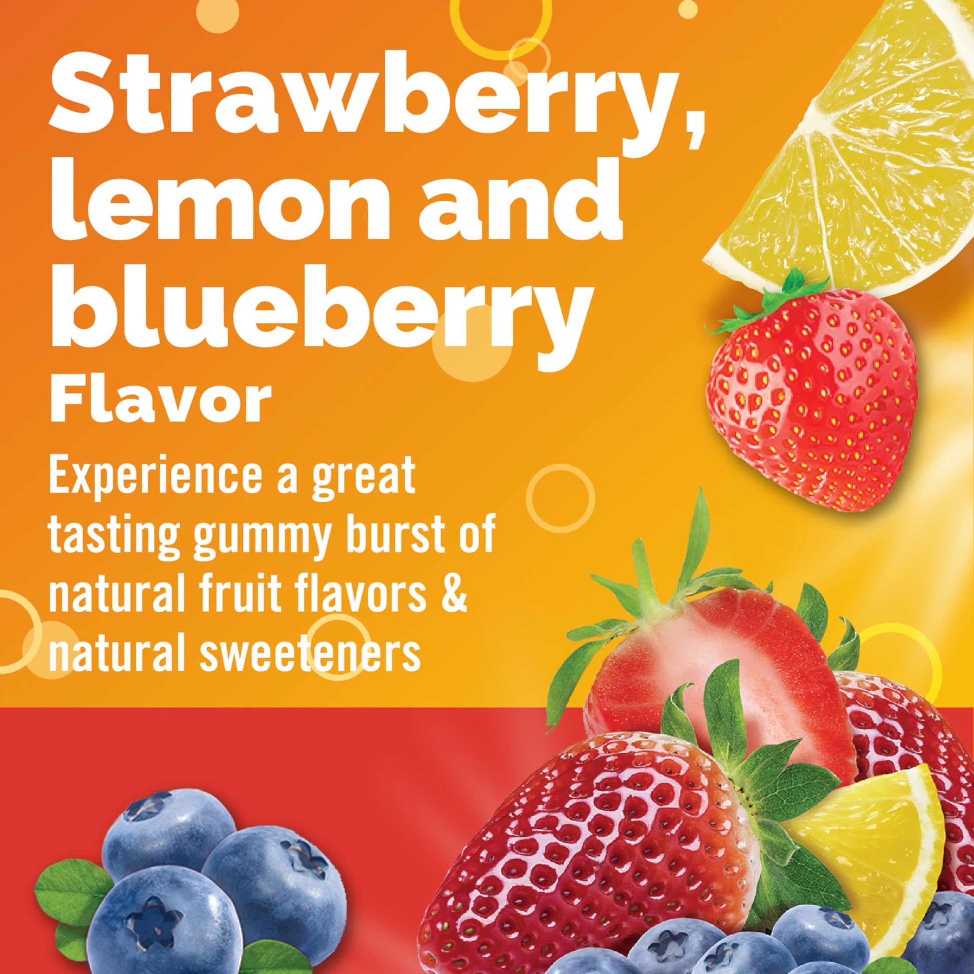 Emergen-C 750mg Vitamin C Gummies for Adults, Immunity Gummies with B Vitamins, Gluten Free, Orange, Tangerine and Raspberry Flavors, 45 Count (Pack of 1) Nirvana Guru