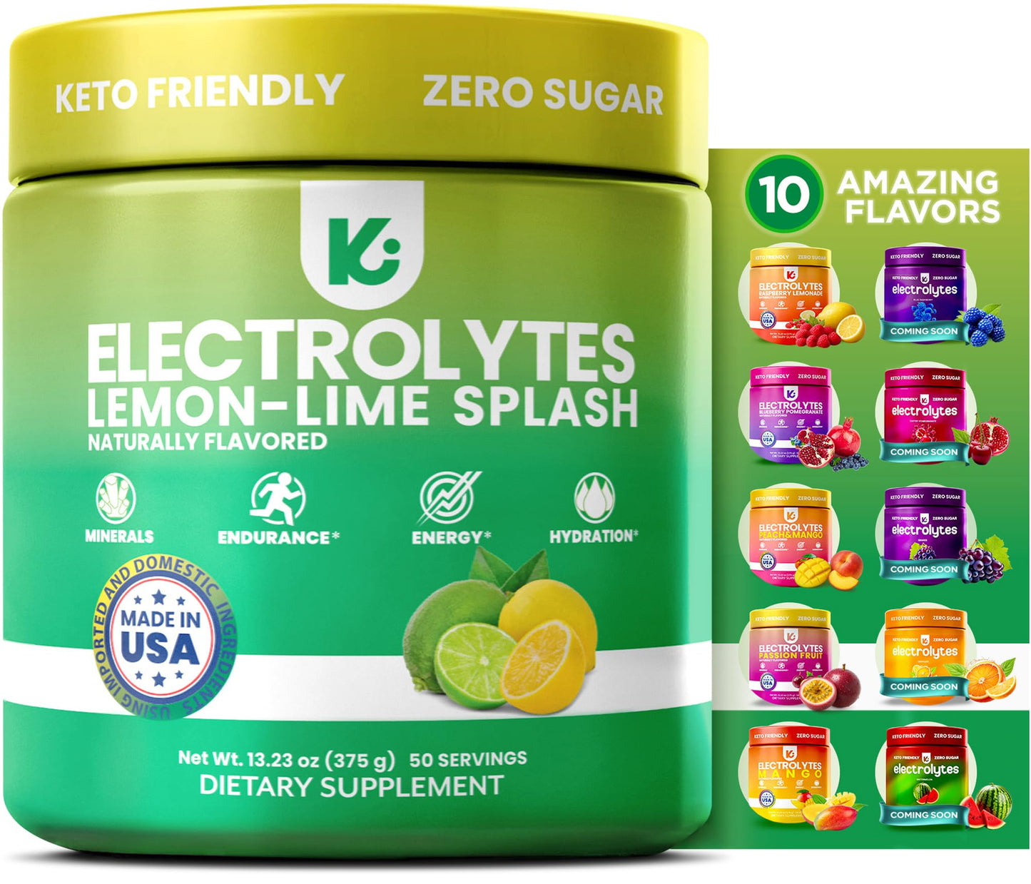 Keppi Electrolytes Powder Packets Assorted Flavors – Sugar Free Hydration Drink Mix with Potassium, Magnesium, Sodium – 30 Hydration Packets – Keto, Vegan, Fasting-Friendly, Zero Calorie - Nirvana Guru