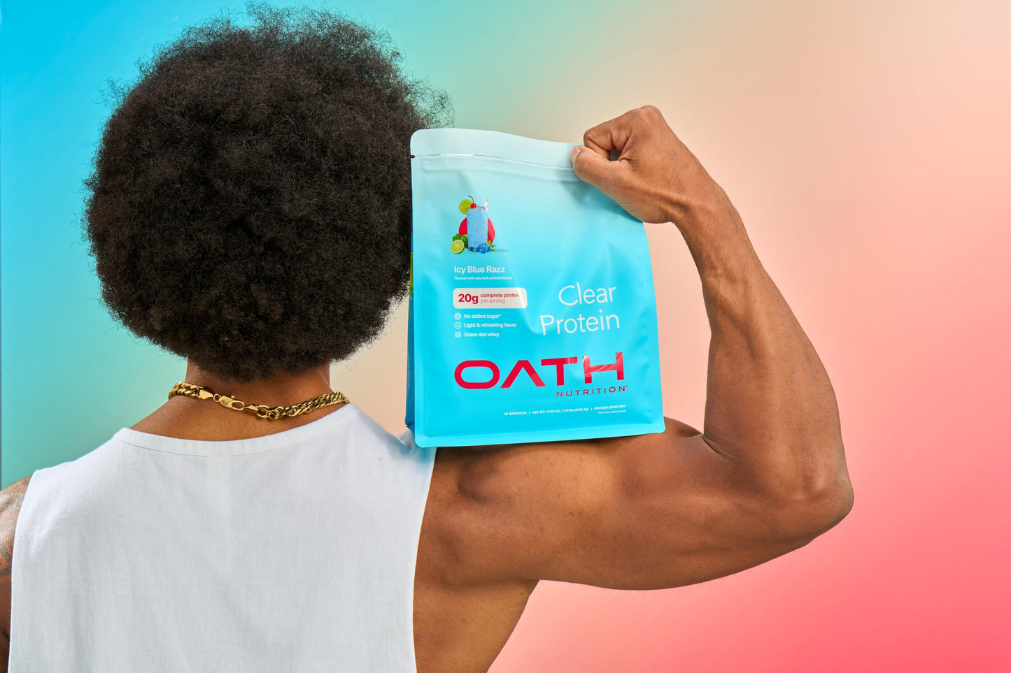 Clear Whey Isolate Protein Powder, Frosty Lemonade, 20g Complete Protein per Serving, No Added Sugar, Grass-Fed, 21 Servings Nirvana Guru