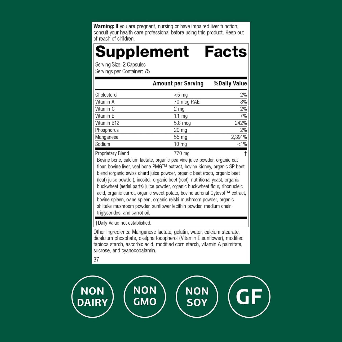 Standard Process Ligaplex I - Joint Support Supplement for Ligament & Cartilage Health - Bone Strength Support - Non-Soy, Gluten-Free & Non-Dairy - 150 Capsules Nirvana Guru