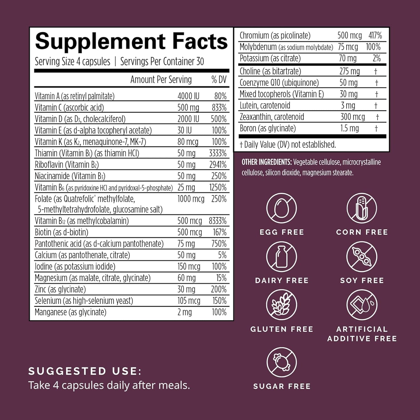 Dr Amen BrainMD Smart Prenatal - 120 Capsules - Multivitamin for Mom & Baby, Promotes Healthy Pregnancy & Growth & Development In Babies - Gluten-Free - 30 Servings Nirvana Guru