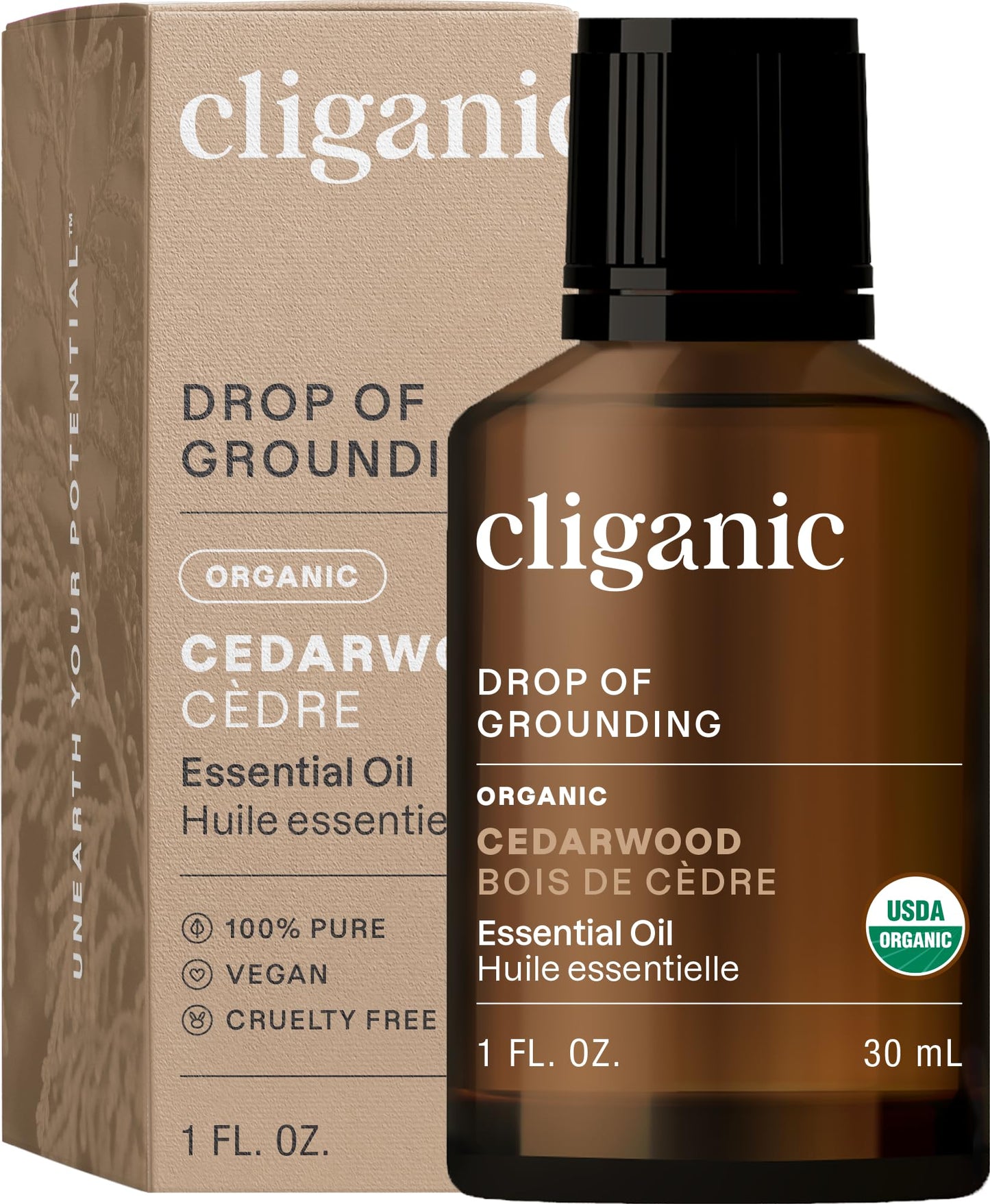 Cliganic Organic Lavender Essential Oil - 100% Pure Natural Undiluted, for Aromatherapy Diffuser | Non-GMO Verified (Packaging May Vary)