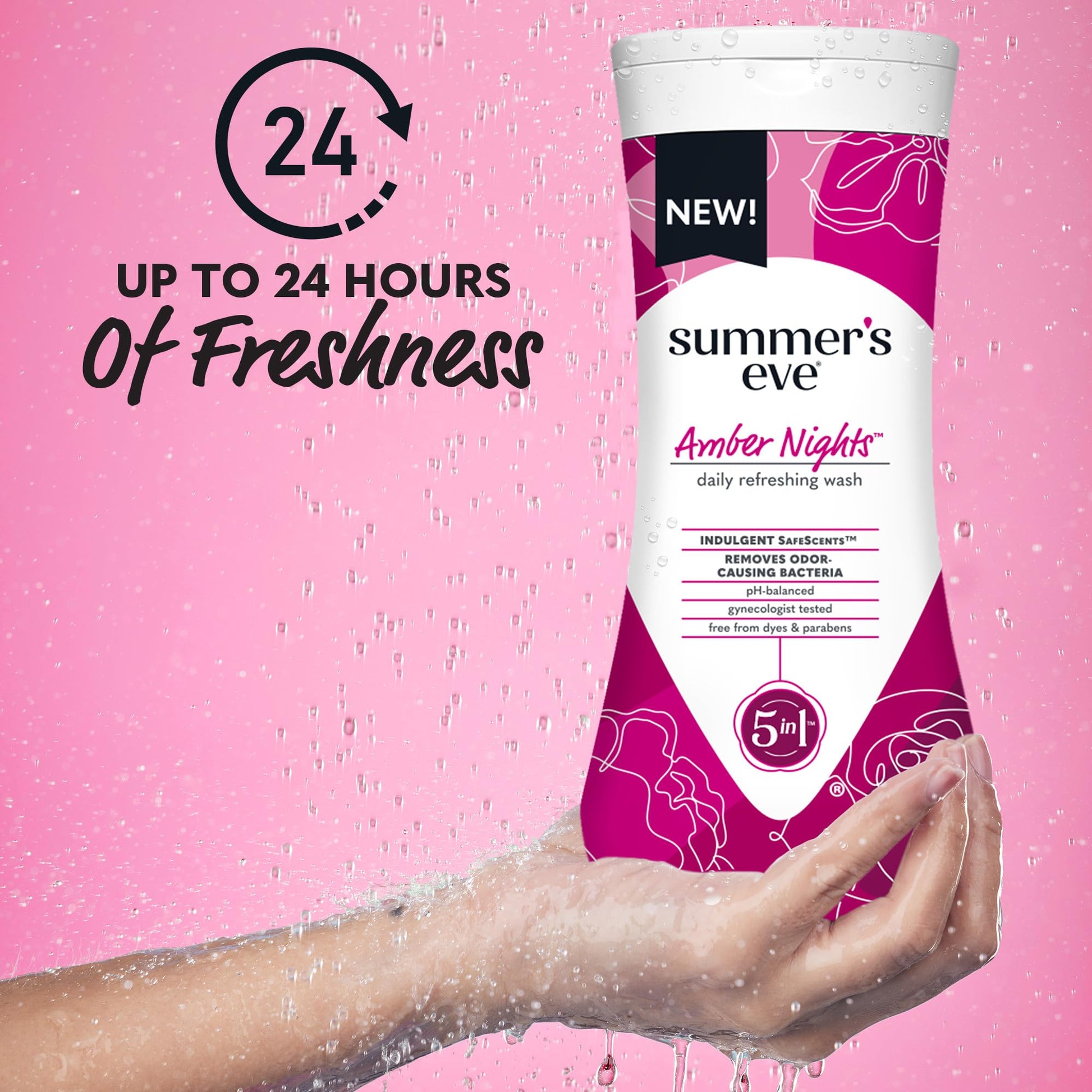 Summer's Eve, Ultimate Odor Control, Feminine Body Wash with Boric Acid, Removes Odor, Feminine Wash with pH Balance, 15 Fl Oz Nirvana Guru