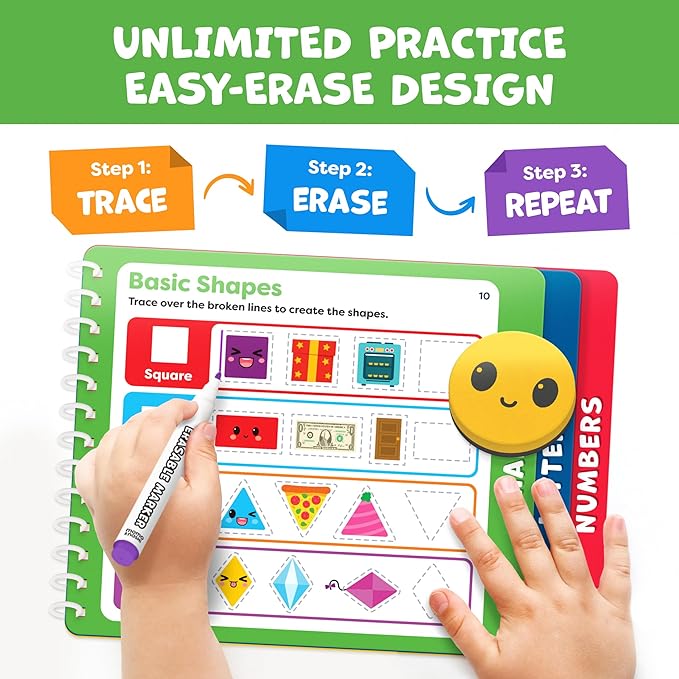 Preschool Learning Activities - Tracing Books for Kids Ages 3-5 - Toddler Handwriting Practice - Letter Tracing for Kids Preschool Kindergarten Workbooks 3-4, 4-5 - Learning Books for 3-4 Year Olds nirvanaguru