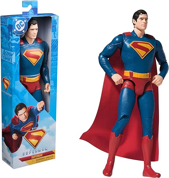DC Comics, Superman 12-inch Superhero Action Figure, Kids Toys for Boys and Girls Pretend Play, for Ages 4 and Up nirvanaguru