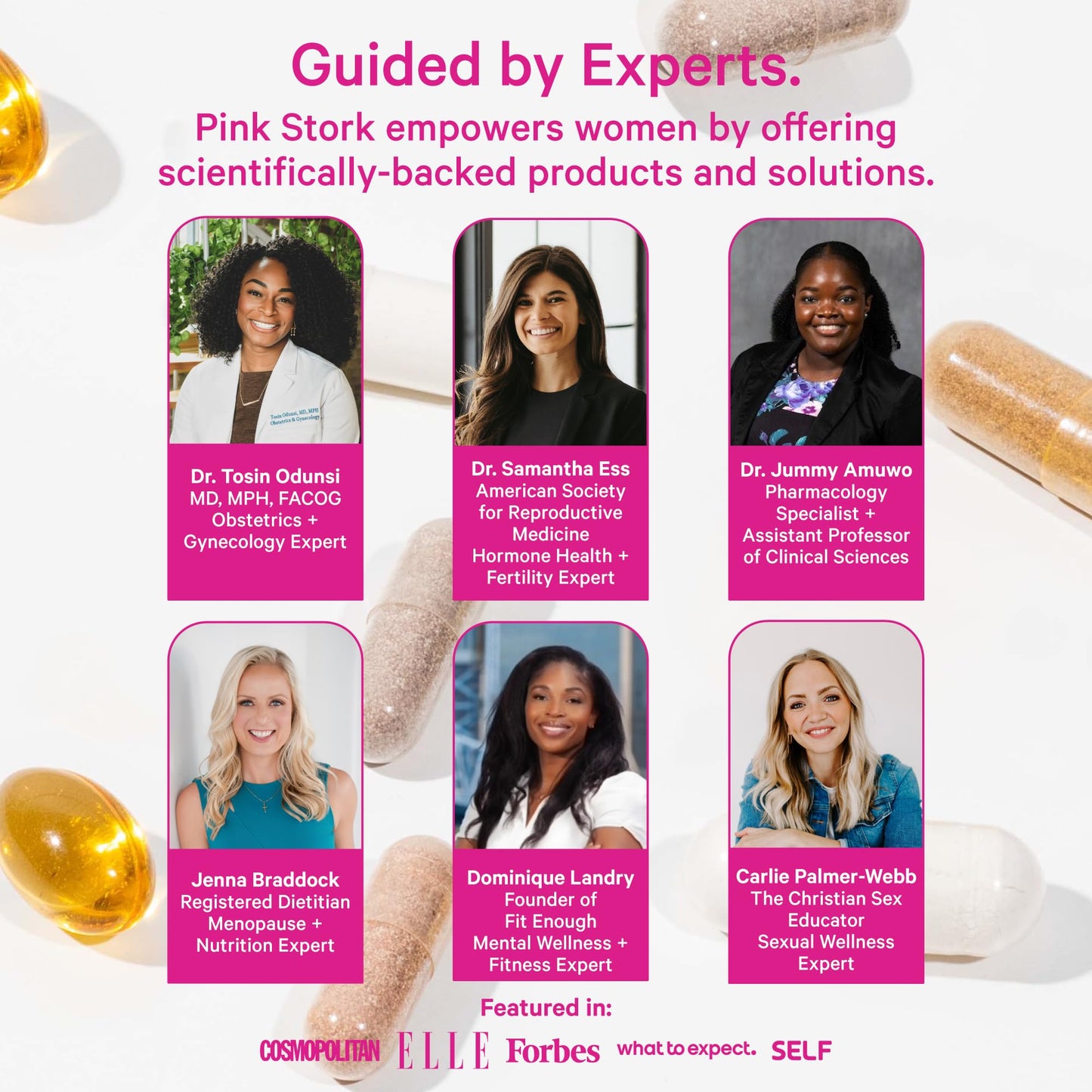 Pink Stork Total Postnatal Vitamins for Women with Vegan DHA, Iron, Folate, and Vitamin B12, Postpartum Recovery Essentials, Daily Supplement for Breastfeeding Moms - 1 Month Supply Nirvana Guru