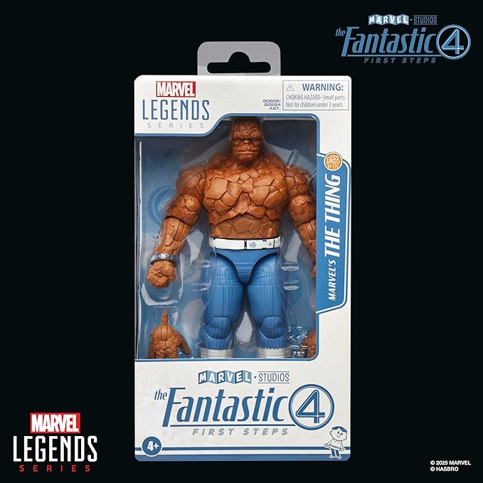 Marvel Legends Series The Thing, The Fantastic Four: First Steps Ben Grimm Movie Collectible 6 Inch Action Figure Toy nirvanaguru