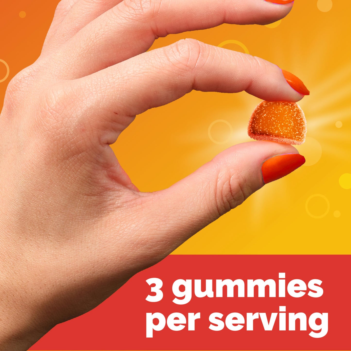 Emergen-C 750mg Vitamin C Gummies for Adults, Immunity Gummies with B Vitamins, Gluten Free, Orange, Tangerine and Raspberry Flavors, 45 Count (Pack of 1) Nirvana Guru