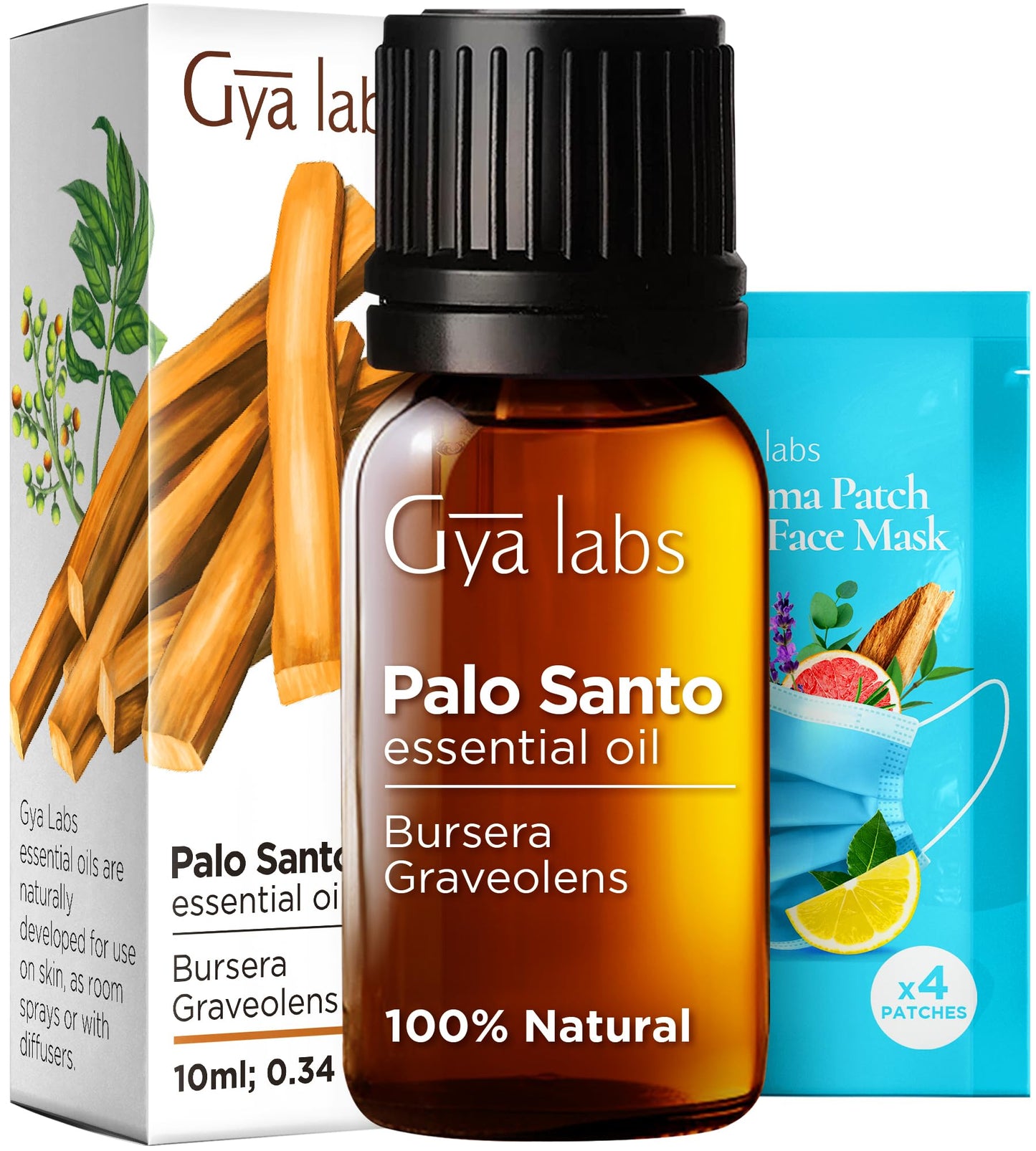 Gya Labs Frankincense Essential Oil for Face - 0.34 Fl Oz - 100% Pure Natural Frankincense Oil for Skin, Body Massages & Candle Making - Premium Grade for Wellness & Comfort - Woody & Calming Scent