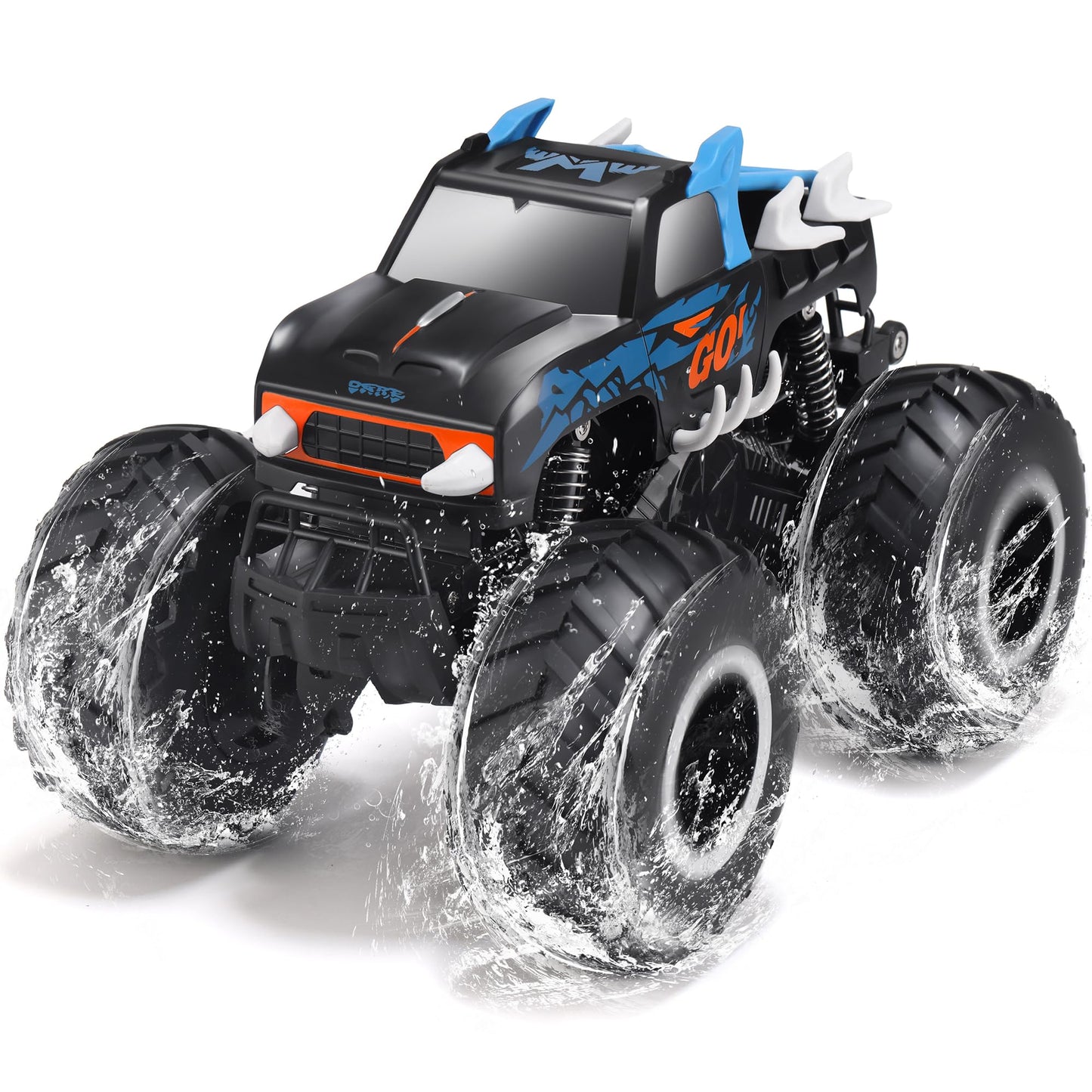 Threeking 1:16 Waterproof Monster Truck Toys RC Cars Amphibious Remote Control Car Trucks 4WD All Terrain Off-Road Pickup Toy for 6 7 8 9 10 11 12 Year Old Boys Girls Kids Gifts Presents Nirvana Guru