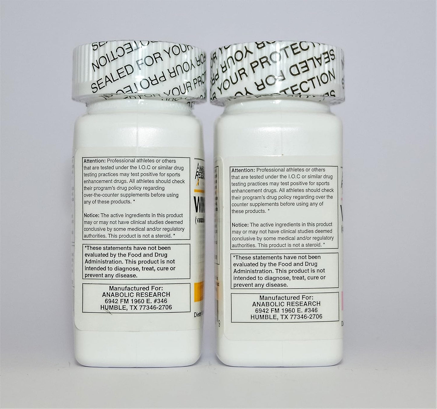 Endurance & Energy Combo - (Strength Enhancement) - Winn-50, VAR 10-180 Capsules - 1 Month Supply - 2 Bottles Nirvana Guru