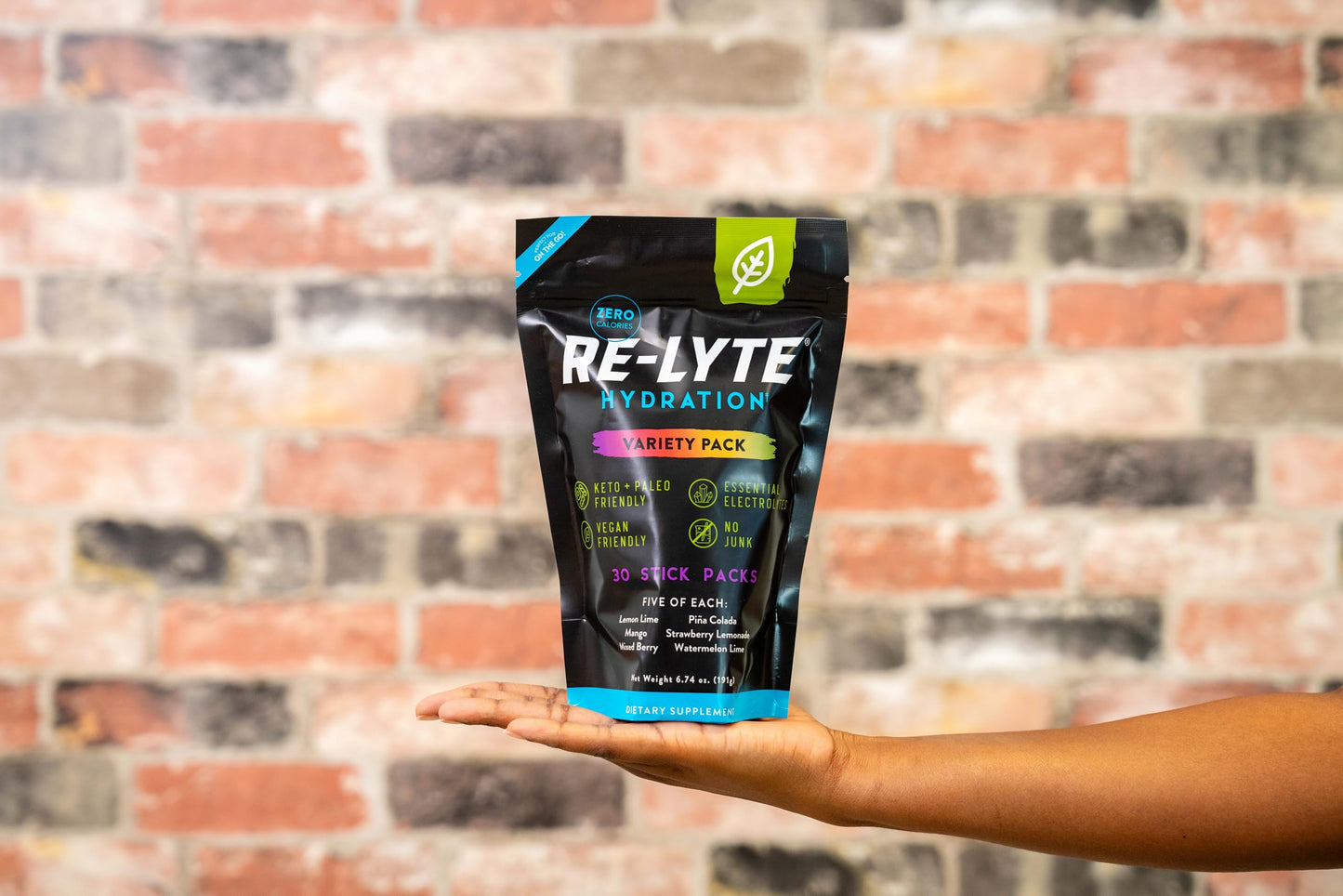 REDMOND Re-Lyte Hydration Electrolyte Powder Mix, Variety Pack, 30 Stick Packs Nirvana Guru
