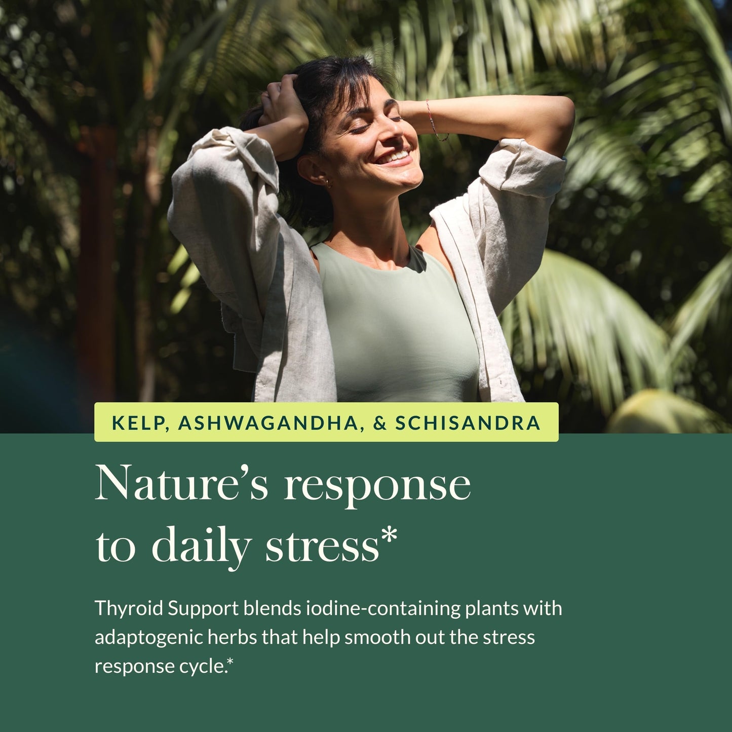 Gaia Herbs Thyroid Support - Made with Ashwagandha, Kelp, Brown Seaweed, and Schisandra to Support Healthy Metabolic Balance and Overall Well-Being - 60 Vegan Liquid Phyto-Capsules (20-Day Supply) - Nirvana Guru