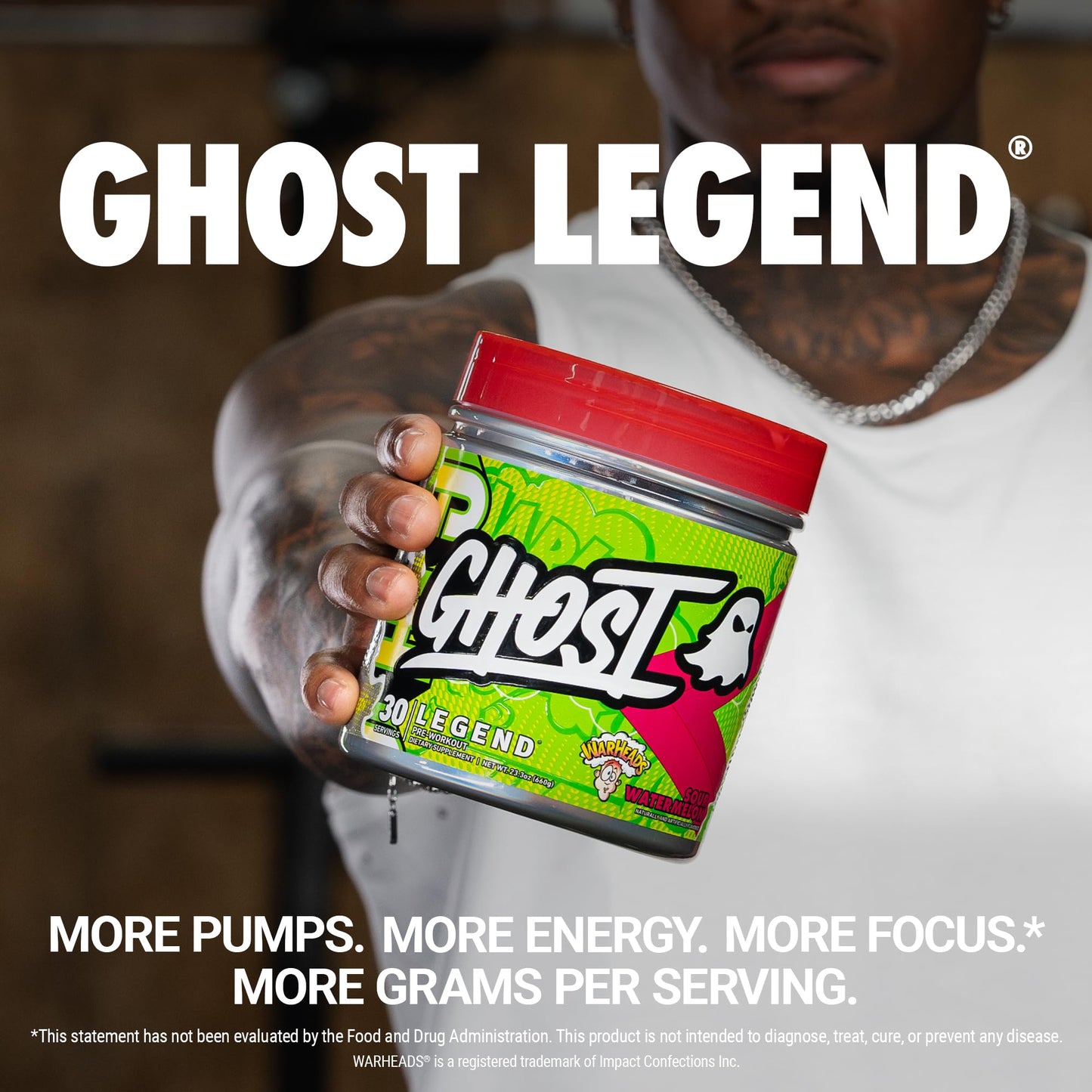 GHOST Legend Pre-Workout Powder, Blue Raspberry - 30 Servings – Pre-Workout for Men & Women with Choline, L-Citrulline, & Beta Alanine for Energy & Focus Nirvana Guru