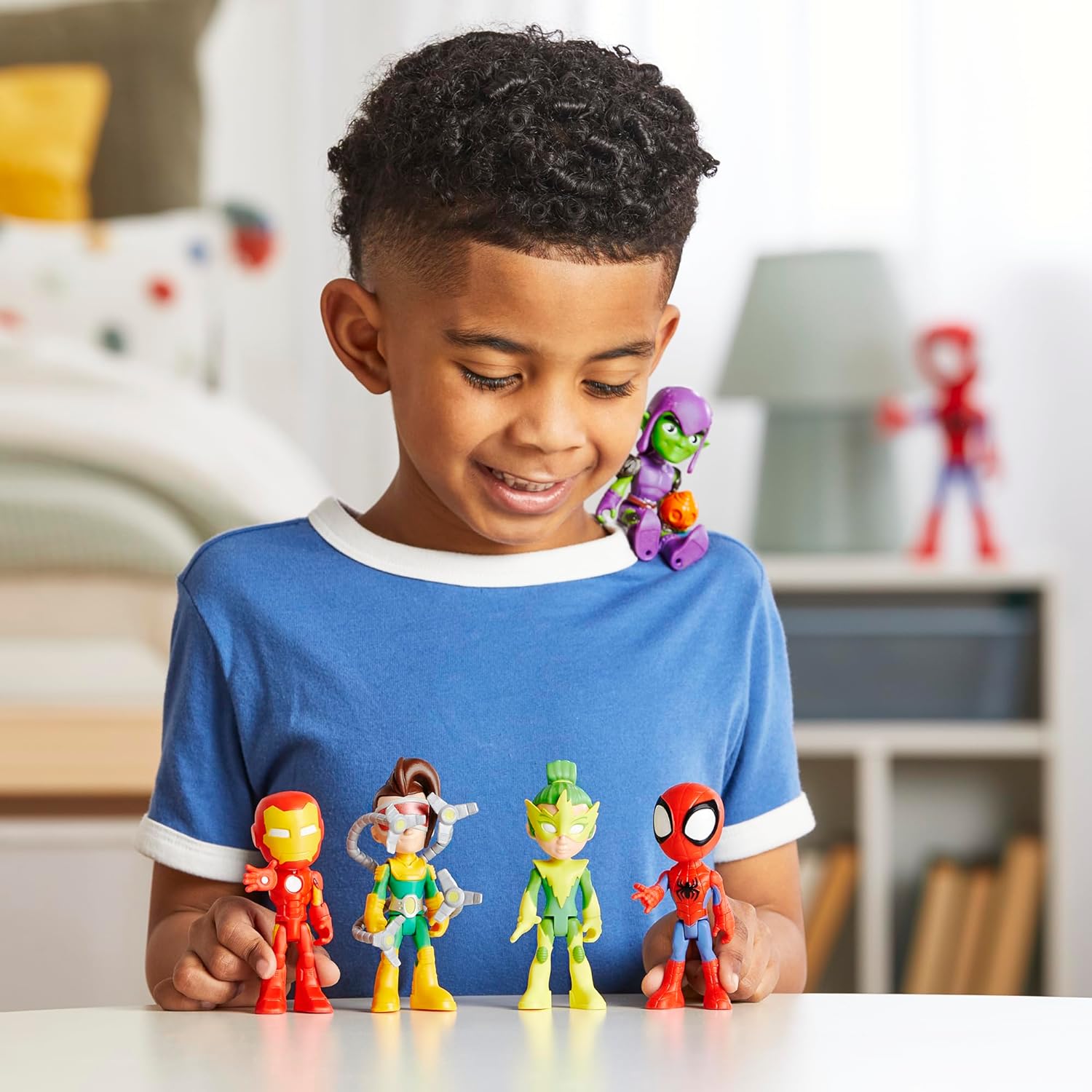 Spidey and his Amazing Friends Marvel, Friends & Foes Pack, 5 Action Figures, 4-Inch, Preschool Super Hero Toys for Kids Ages 3 and Up Nirvana Guru
