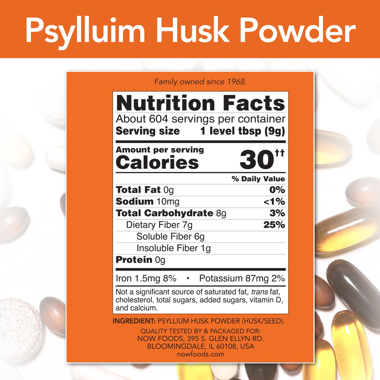 NOW Foods Supplements, Psyllium Husk Powder, Non-GMO Project Verified, Soluble Fiber, 24-Ounce - Nirvana Guru