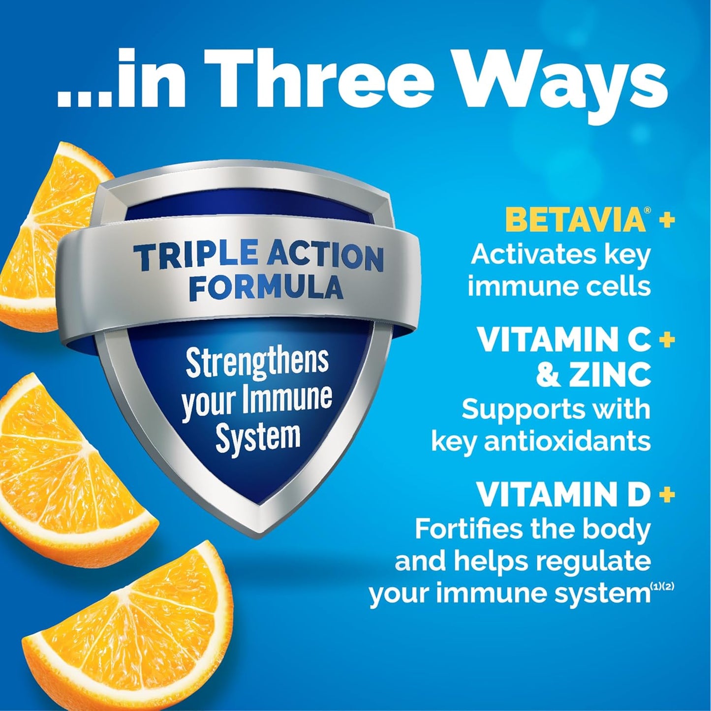 Emergen-C Immune+ Triple Action Immune Support Powder, BetaVia (R), 1000mg Vitamin C, B Vitamins, Vitamin D and Antioxidants, Raspberry – 30 Count Nirvana Guru