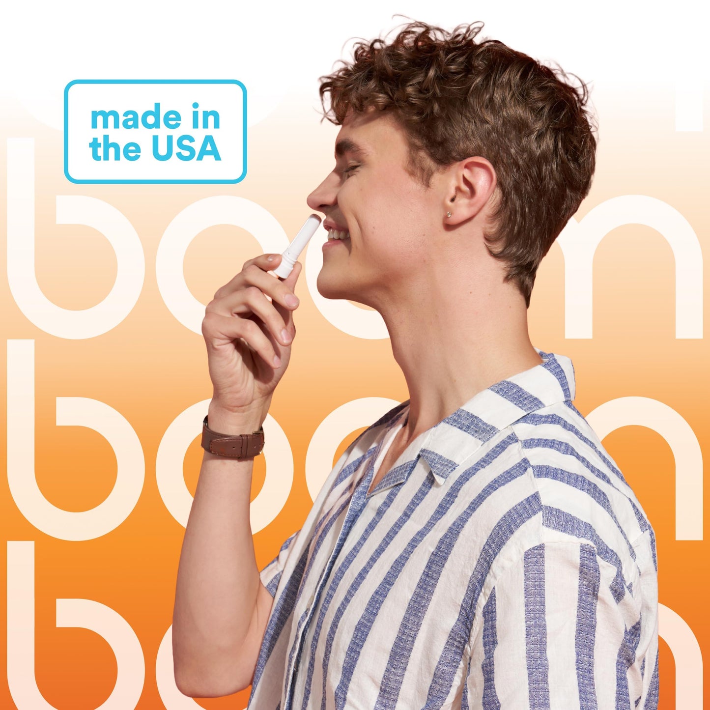 BoomBoom Nasal Stick | Vapor Flow Technology | Cool Refreshing Sensation | Natural Mood Boost | Simple Ingredients | Essential Oils + Menthol Inhaler (Mint, Wintermint, Tropical, Lavender) Nirvana Guru
