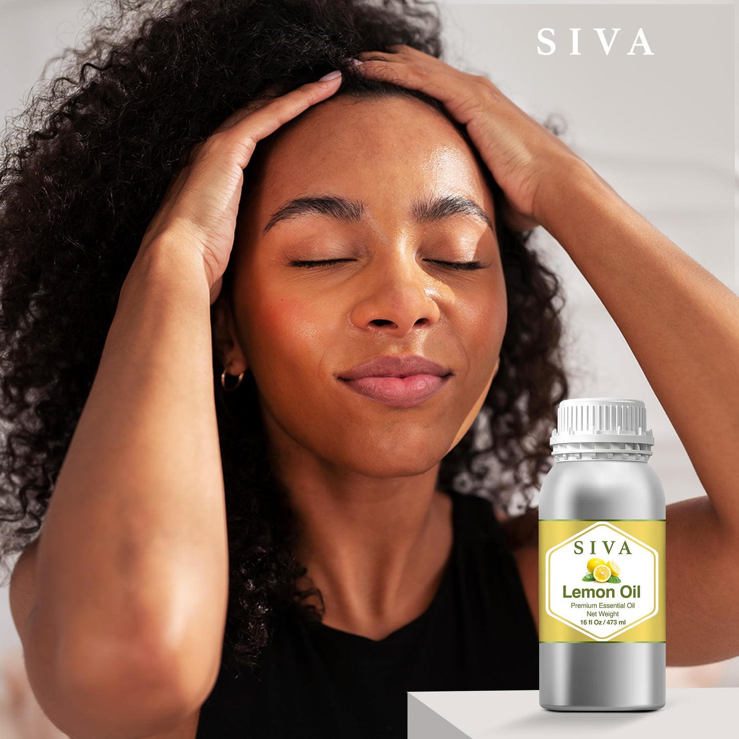 SIVA Lavender Essential Oil - 4 Fl Oz – Natural Lavender Oil - for Diffuser, Face, Skin Care, Aromatherapy, Hair Care, Scalp and Body Massage - with Dropper - Nirvana Guru