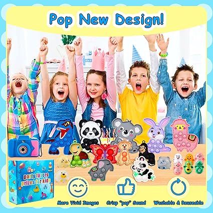 Kiss Monkey 640 PCS Prize Treasure Box Toys for Classroom, Party Favors for Kids, Fidget Toys Bulk, Goodie Bags Stuffers for Kids, Birthday Gifts, Pinata Stuffers, Carnival Prizes Nirvana Guru