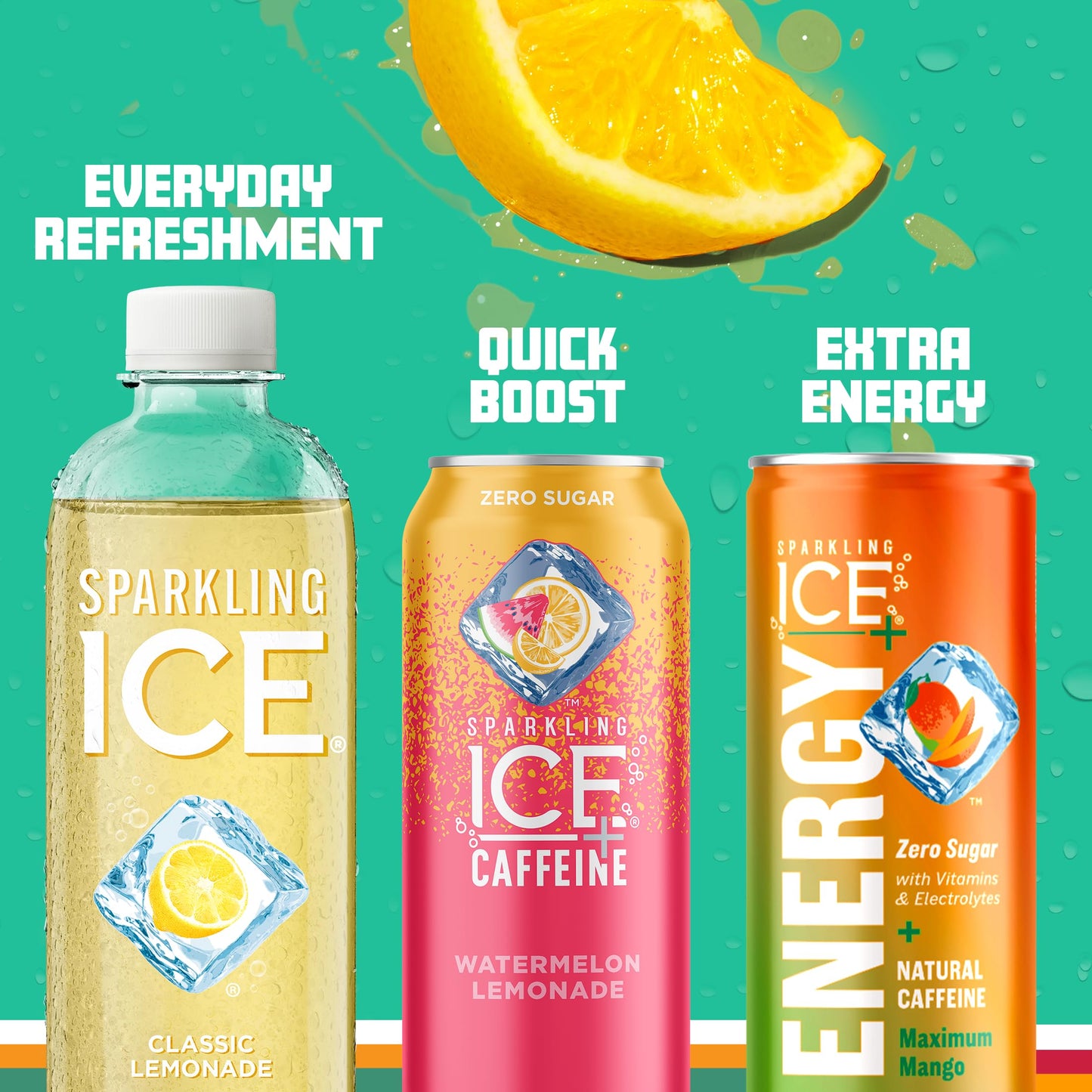 Sparkling Ice Purple Variety Pack, Flavored Water, Zero Sugar, with Vitamins and Antioxidants, 17 fl oz, 12 count (Black Raspberry, Cherry Limeade, Orange Mango, Kiwi Strawberry)