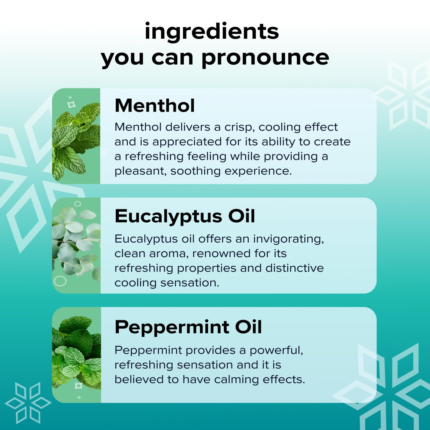 BoomBoom Nasal Stick | Vapor Flow Technology | Cool Refreshing Sensation | Natural Mood Boost | Simple Ingredients | Essential Oils + Menthol Inhaler (Mint, Wintermint, Tropical, Lavender) Nirvana Guru