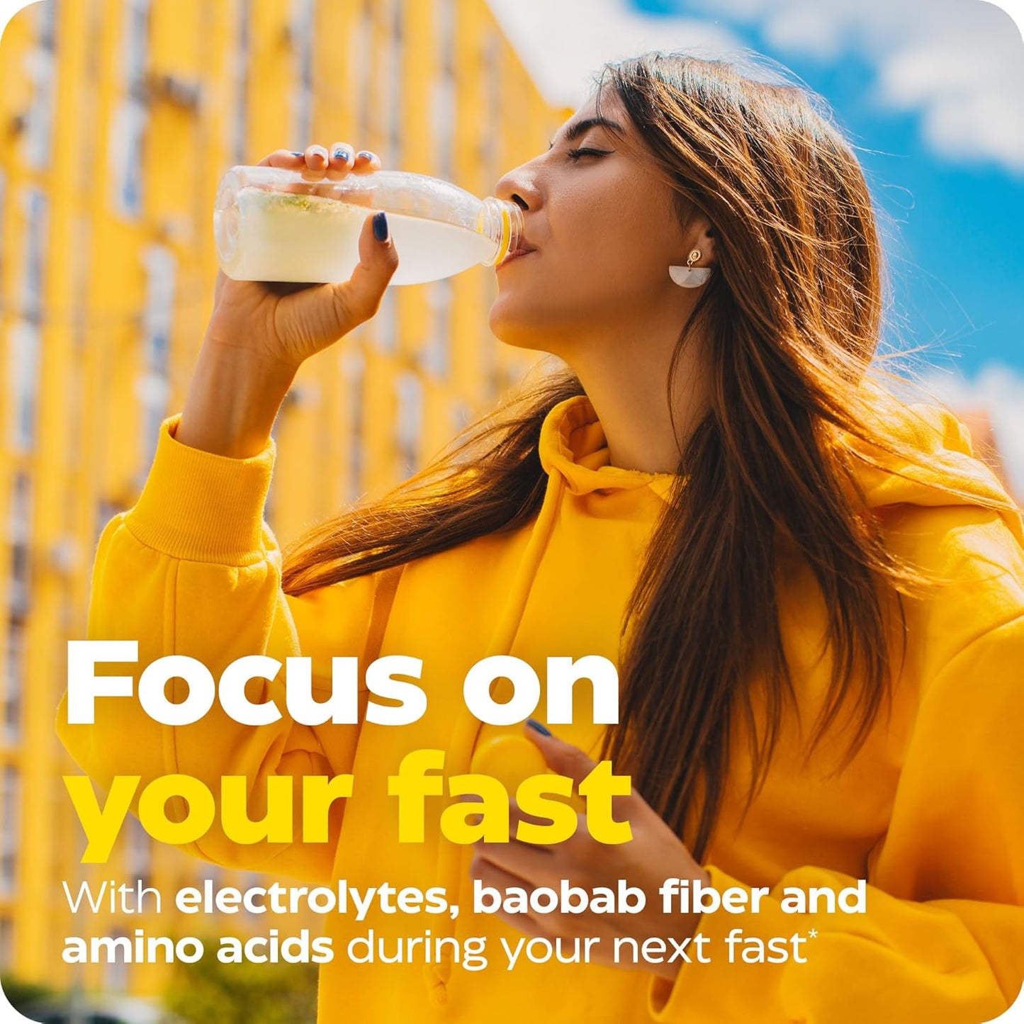 Enzymedica, Fasting Today, Intermittent Fasting Drink Mix with Electrolyte Powder Supplement for Hydration, Appetite and Muscle Health, Keto Friendly, Tropical Pineapple Flavor, 24 Servings - Nirvana Guru
