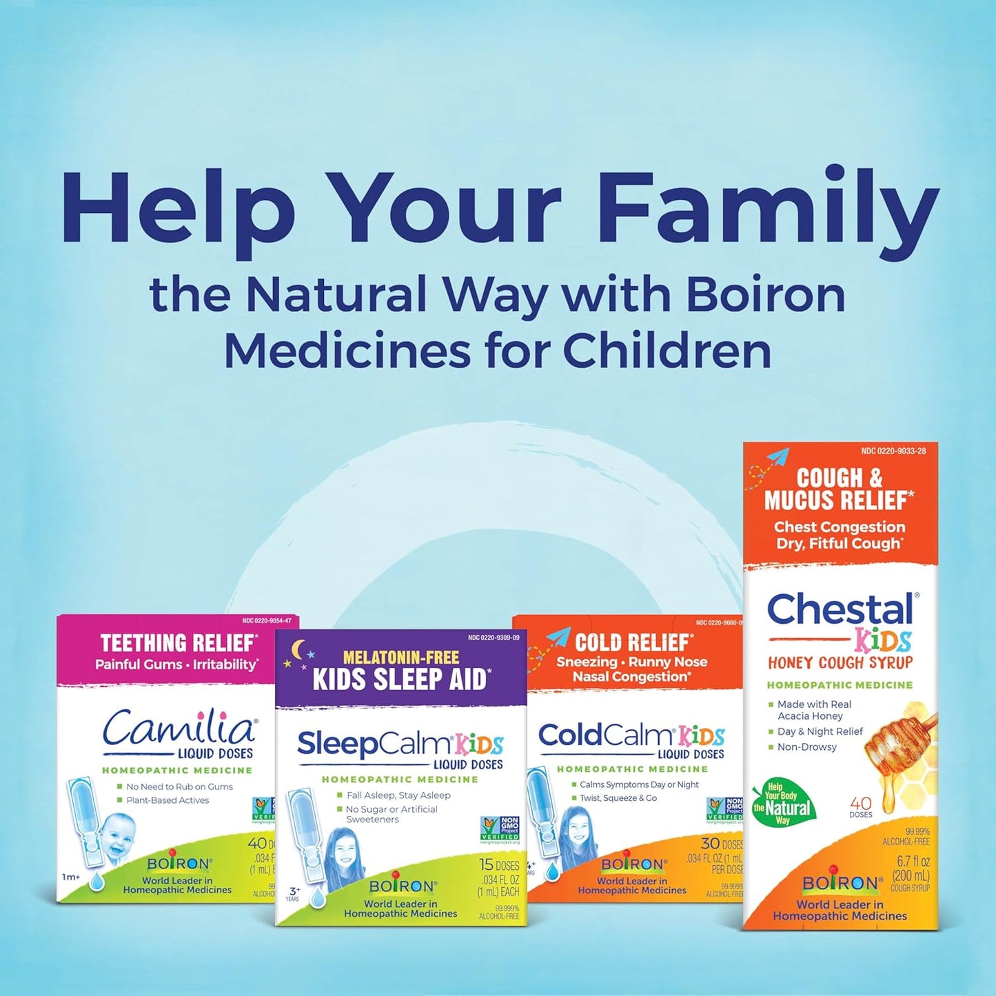 Boiron Chestal Kids Pellets for Cough and Mucus Relief, Nasal or Chest Congestion, and Sore Throat Relief - 2 Count (160 Pellets) - Nirvana Guru