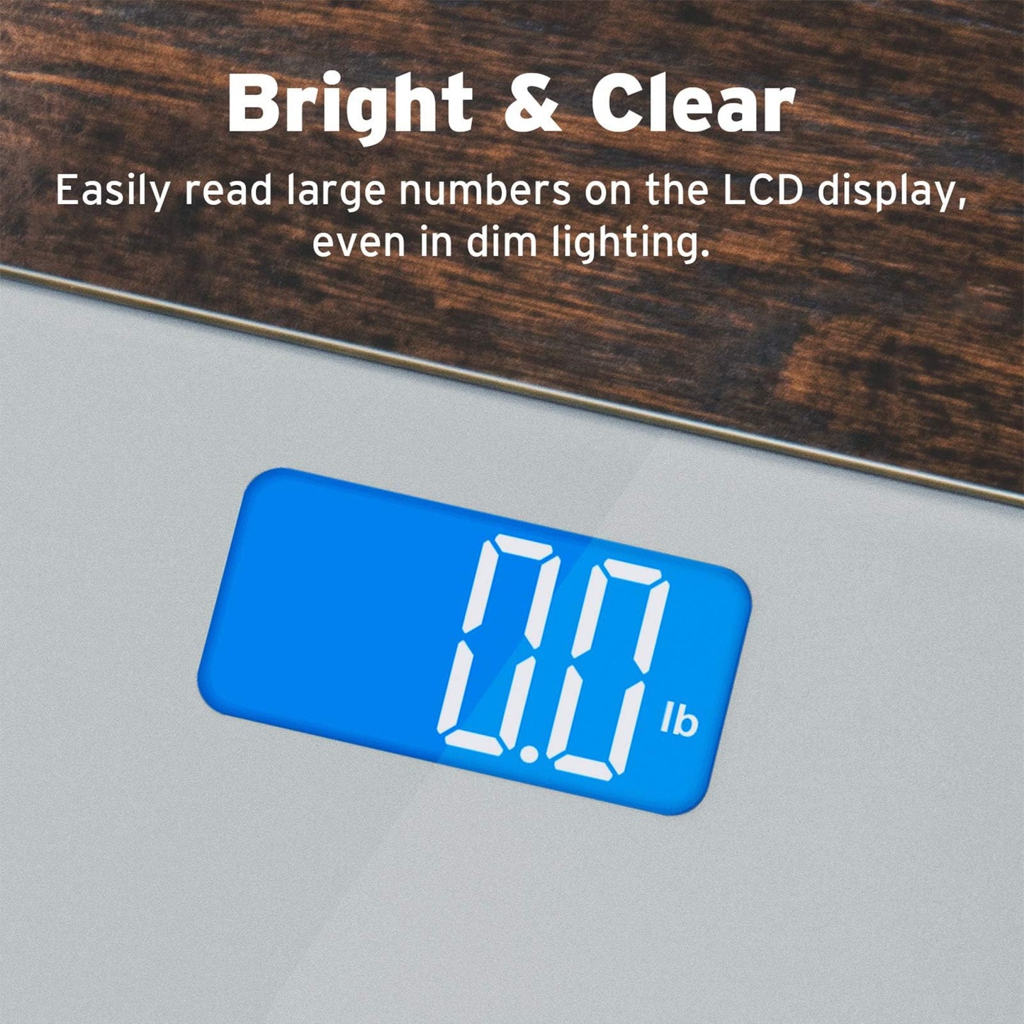Etekcity Digital Body Weight Bathroom Scale, Large Blue LCD Backlight Display, High Precision Measurements,6mm Tempered Glass, 400 Pounds Nirvana Guru
