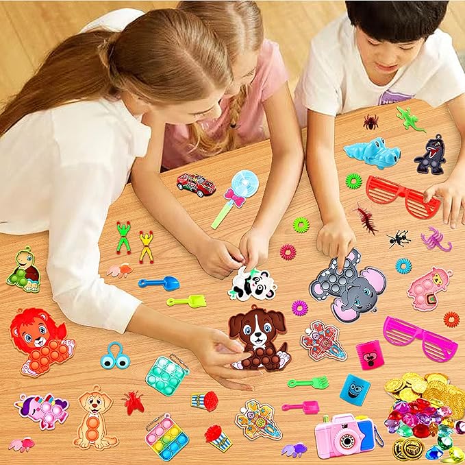 1000 PCS Party Favors for Kids, Fidget Toys Bulk, Goodie Bags Stuffers for Kids, Birthday Gifts, Prize Treasure Box Toys for Classroom, Pinata Stuffers, Carnival Prizes Nirvana Guru