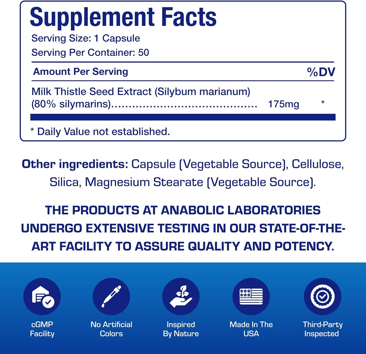 Silymarin Milk Thistle Extract Capsules - Clinical Milk Thistle Liver Supplements for Women & Men with Standardized 80% Silymarin for Liver Cleanse Detox Support - Vegan Made in The USA - 50 Servings Nirvana Guru