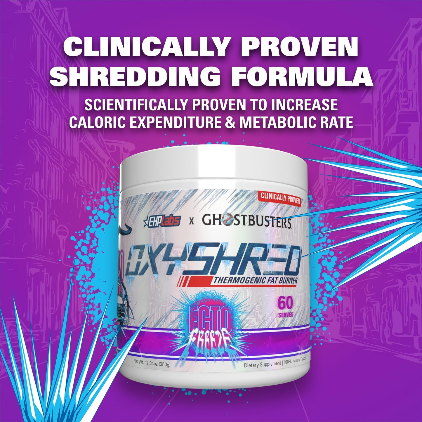 EHP Labs OxyShred Pre Workout Powder - Preworkout Powder with L Glutamine & Acetyl L Carnitine, Energy Boost Drink - Mango, 60 Servings Nirvana Guru