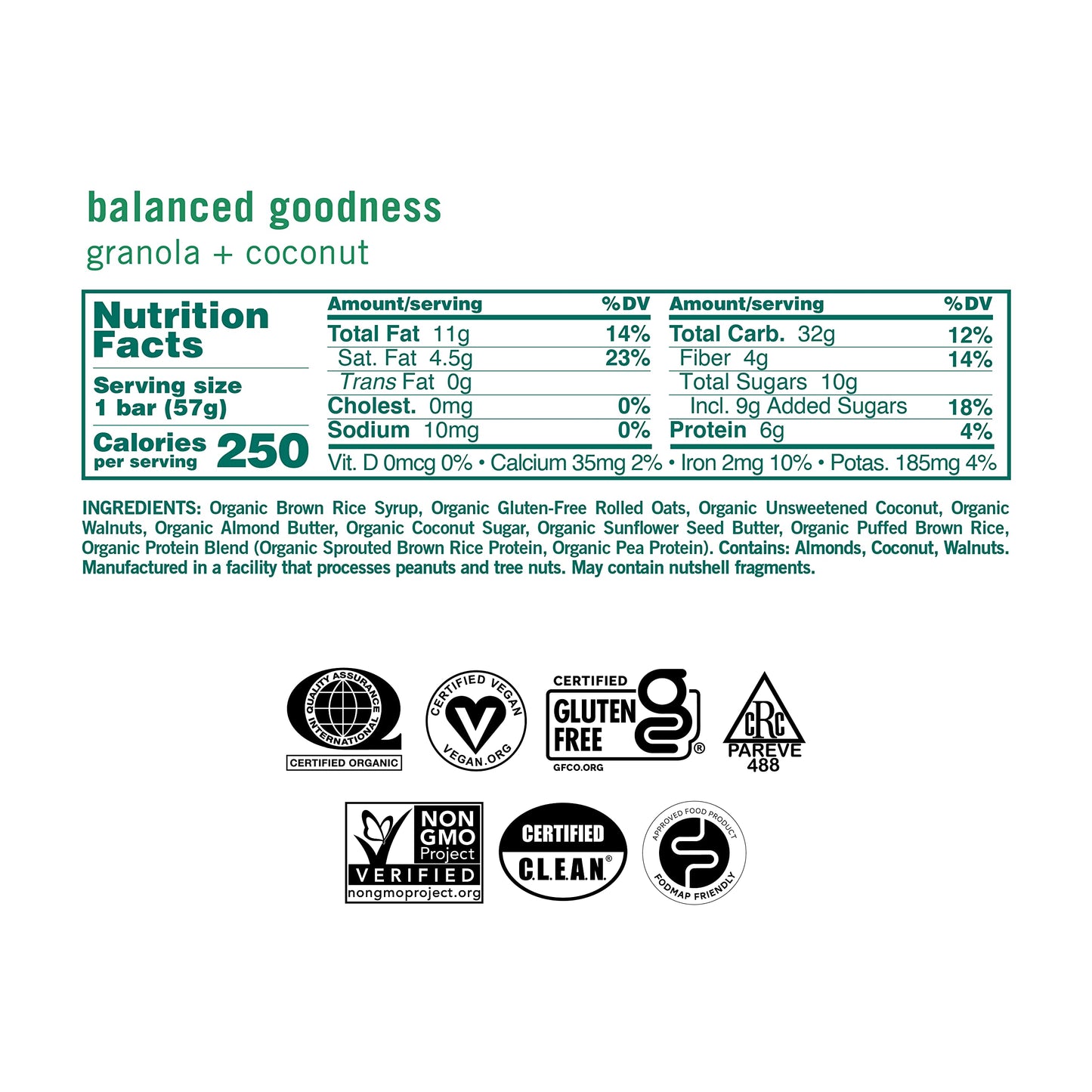 Gomacro, Nutrition Bar Oatmeal Chocolate Chip Organic 12 Count, 2.3 Ounce