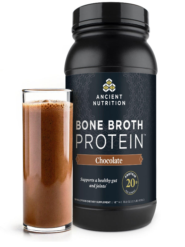 Ancient Nutrition Grass Fed, Cage Free, Bone Broth Protein Powder, 20g Protein, Hydrolyzed Collagen Peptides, Keto & Paleo Friendly, Supports Joint, Gut Health, Vanilla, 40 Servings - Nirvana Guru